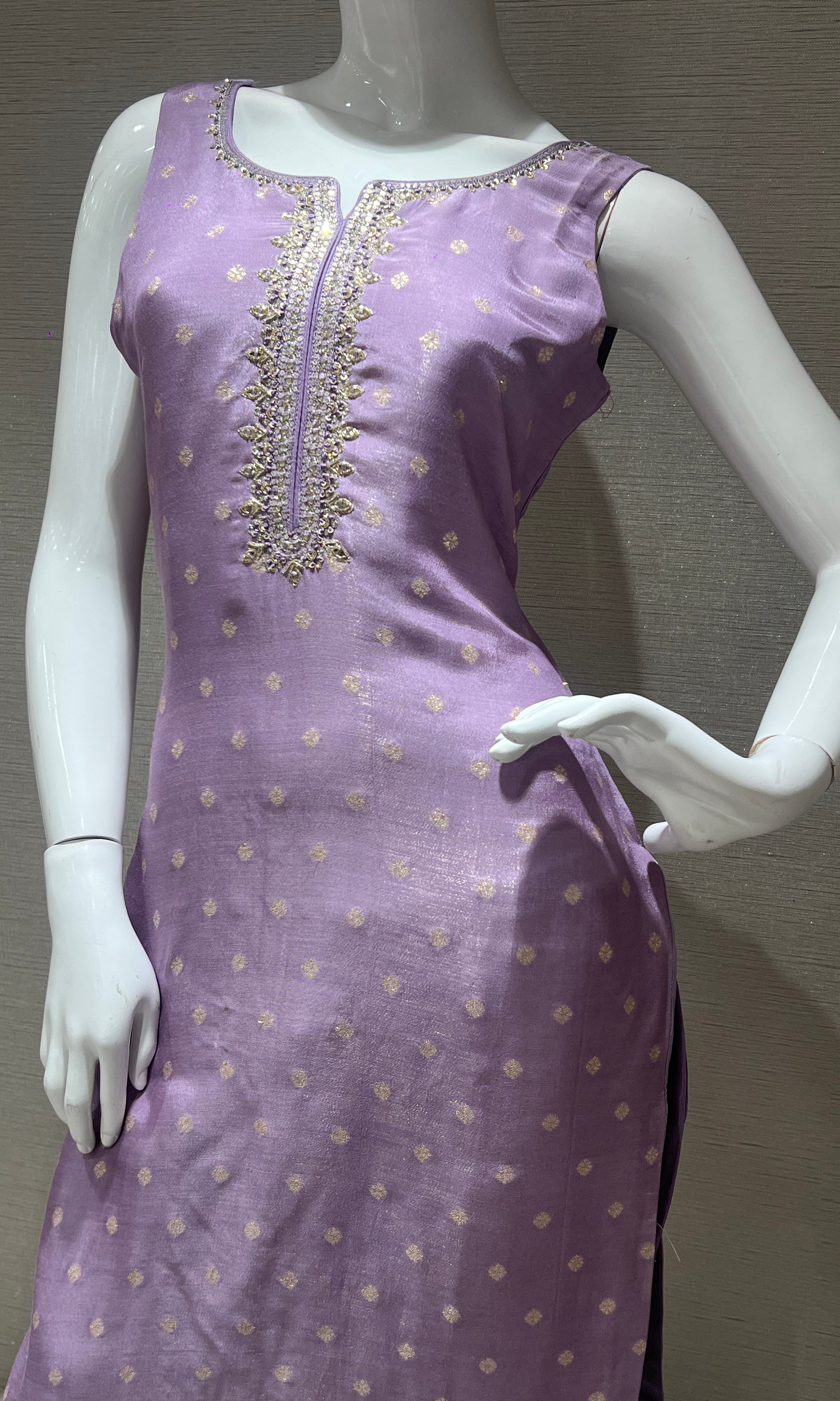 Light purple kurta set
