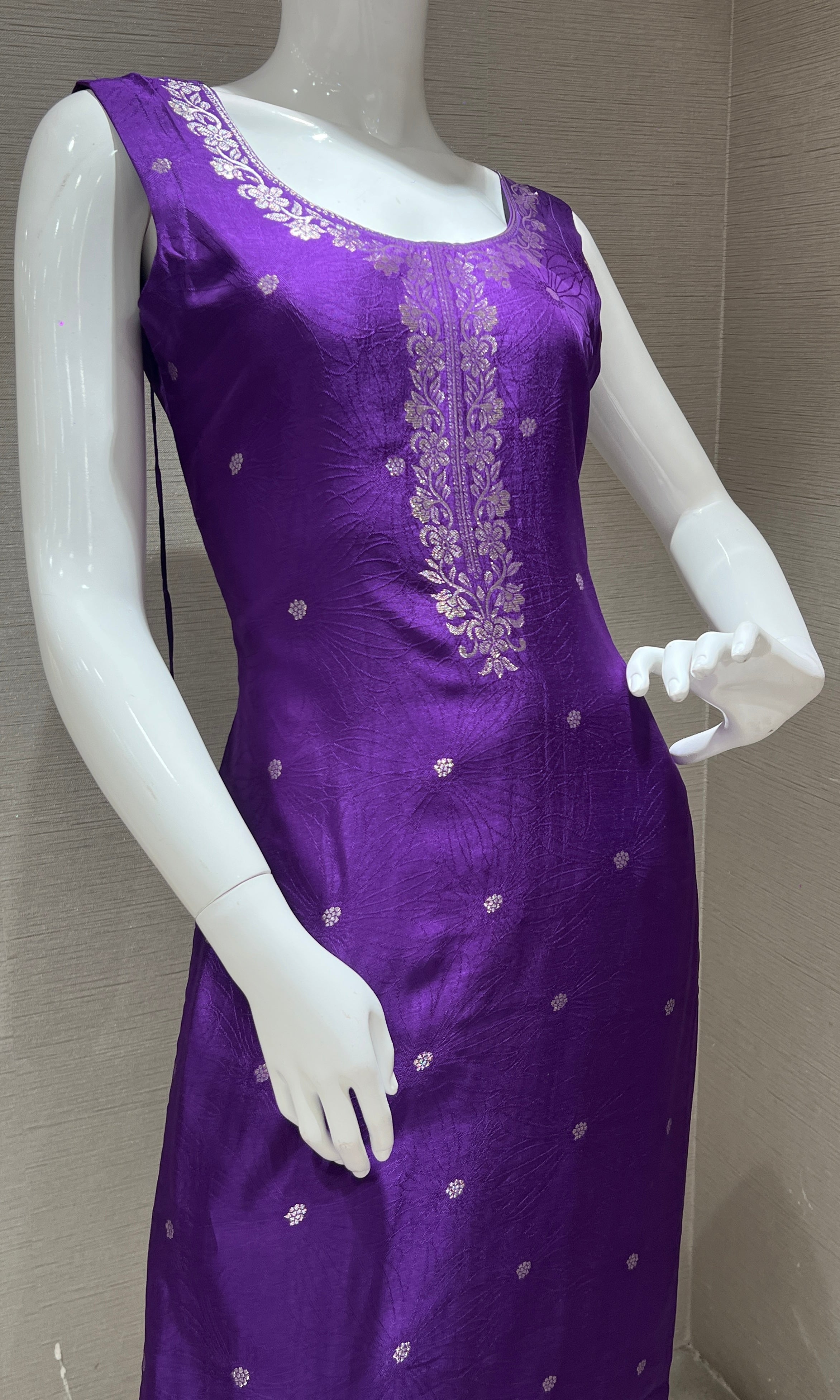 Purple kurta set