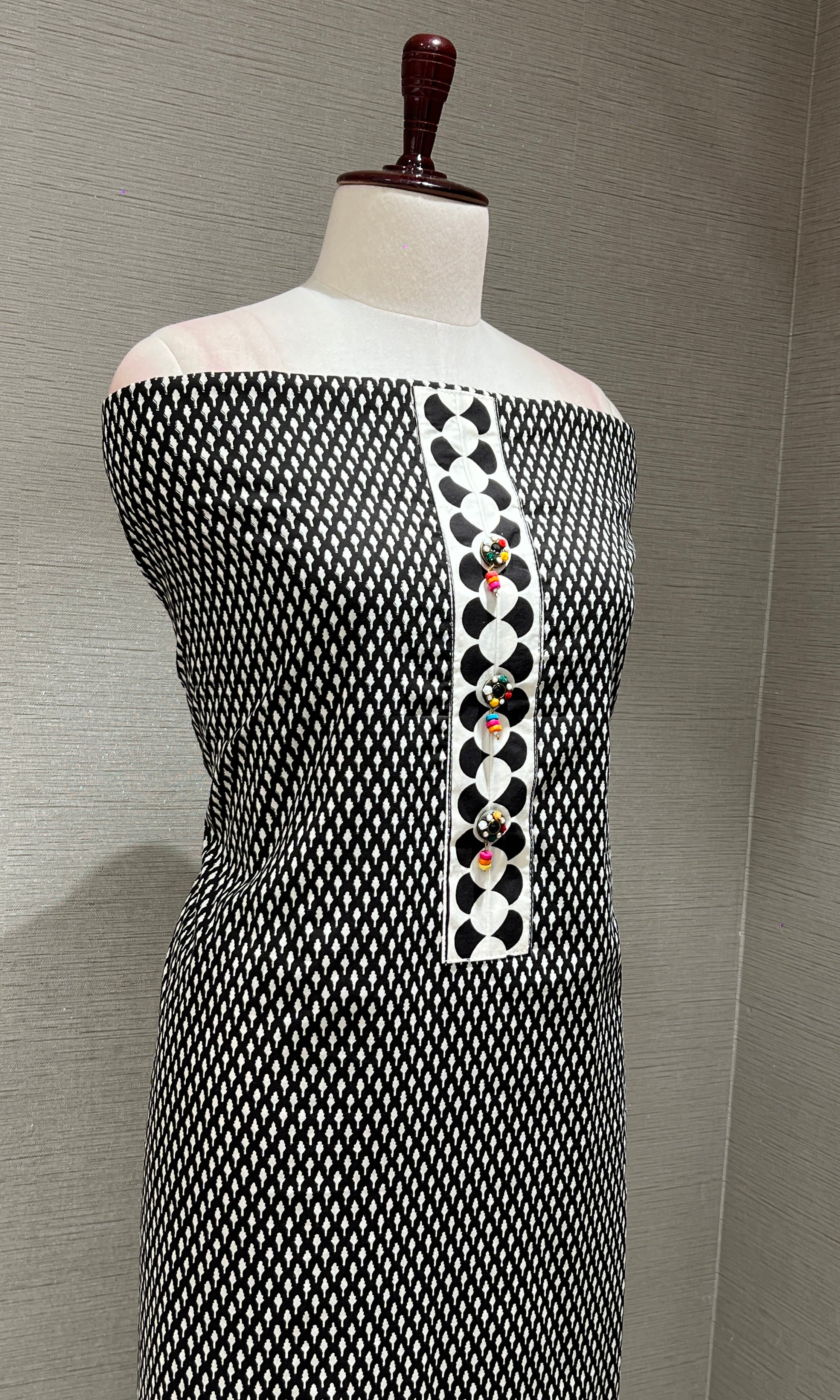 Black dress material