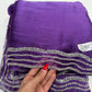 Purple saree 7777