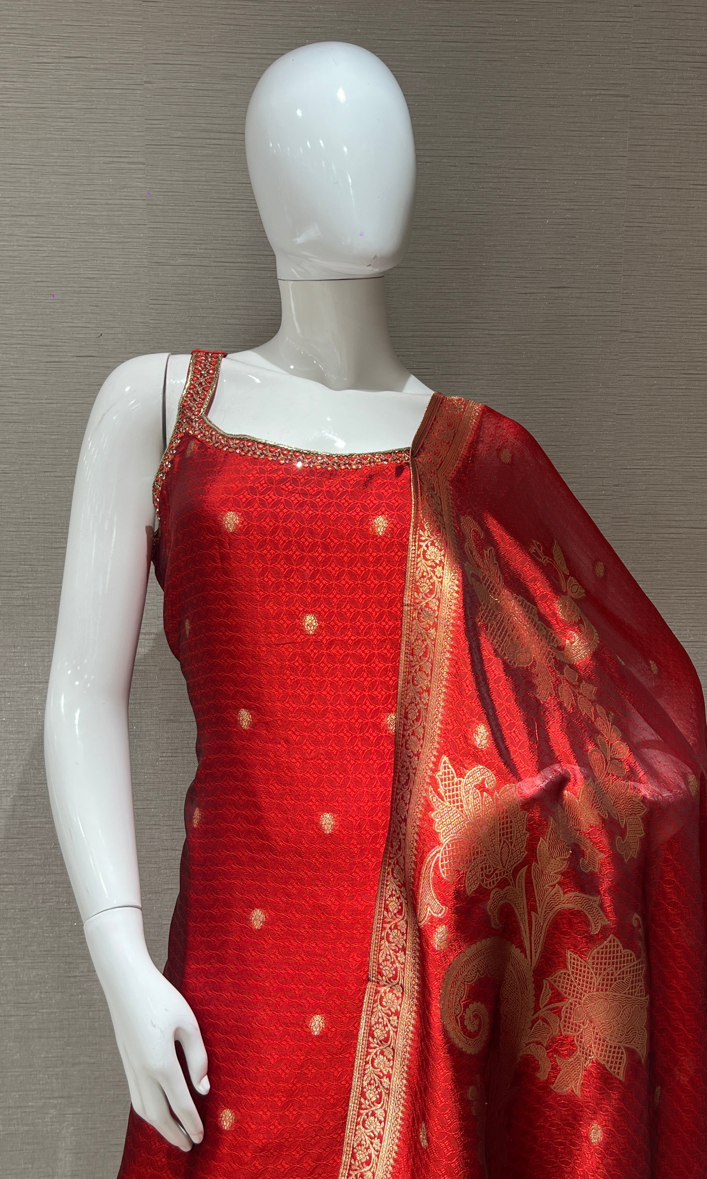Maroon kurta set