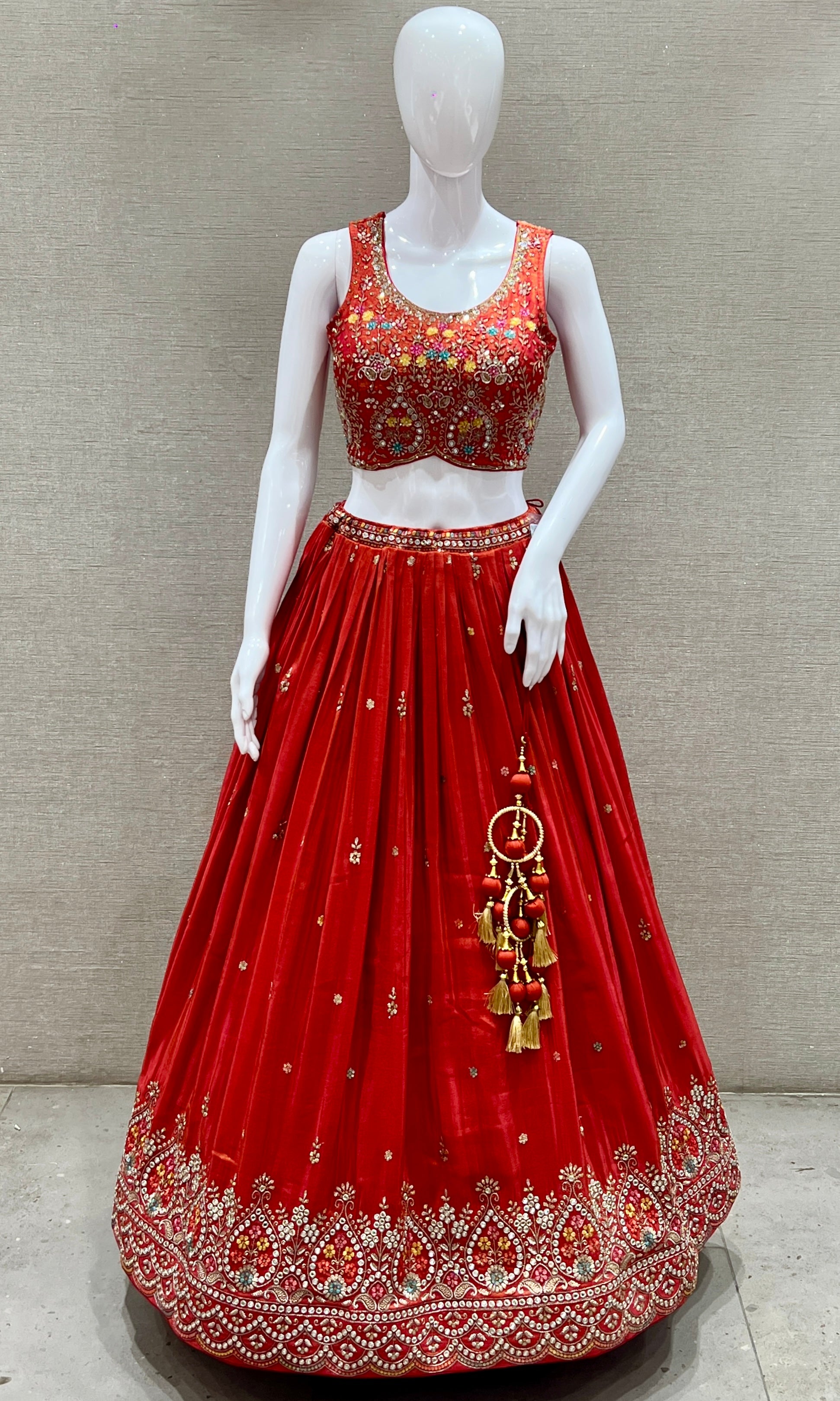 Red Lehenga