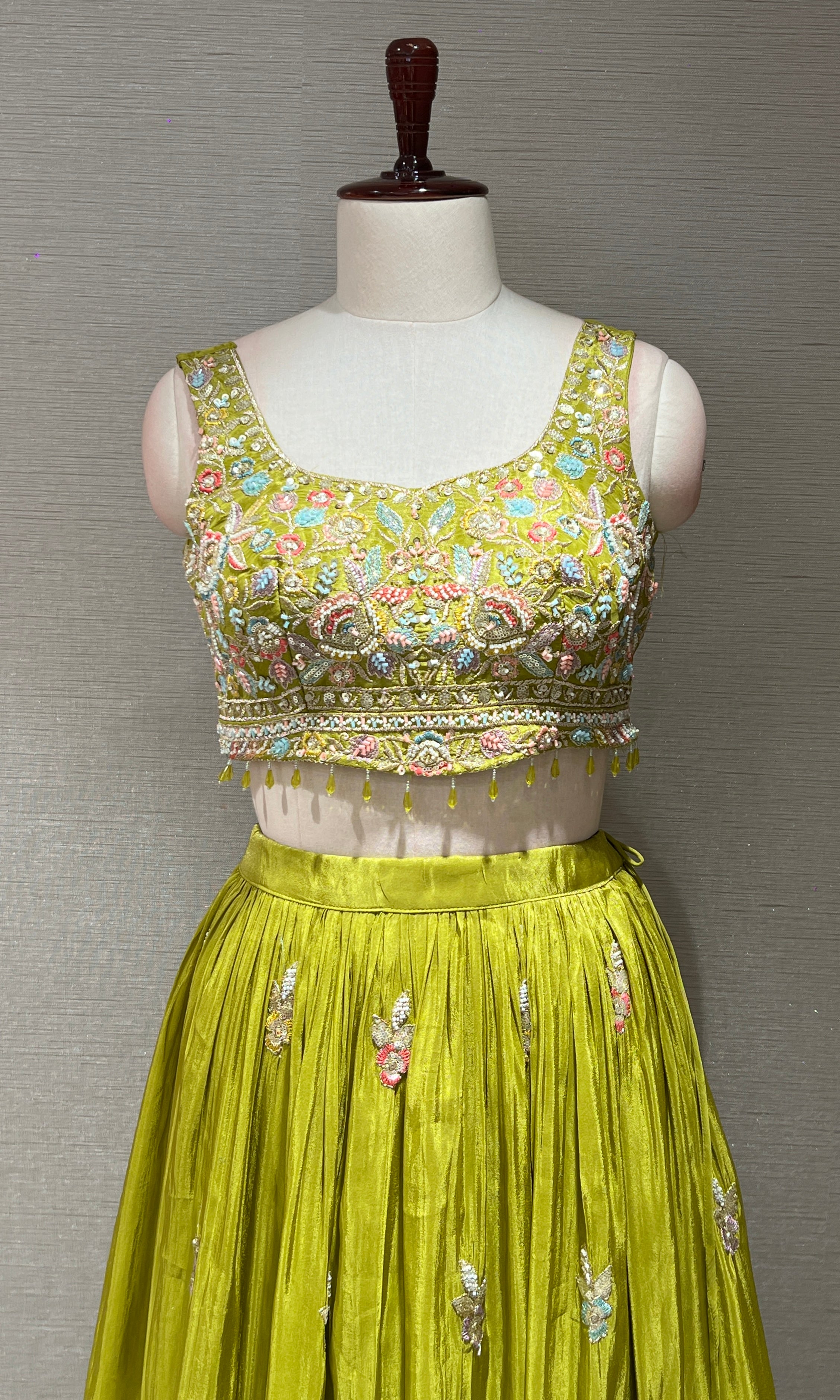 LIRIL floral embroidery lehenga