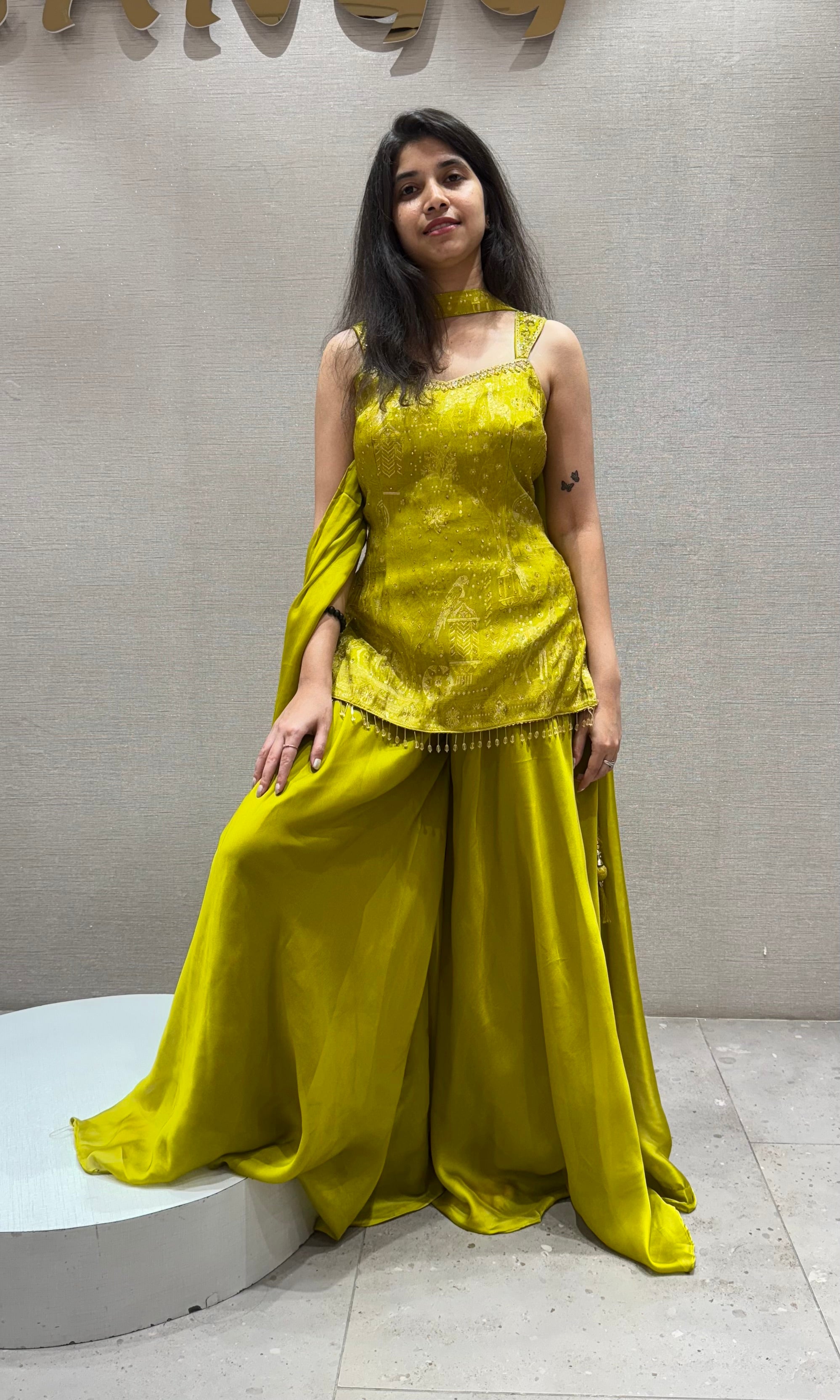 Liril EMBROIDERED SHARARA SET