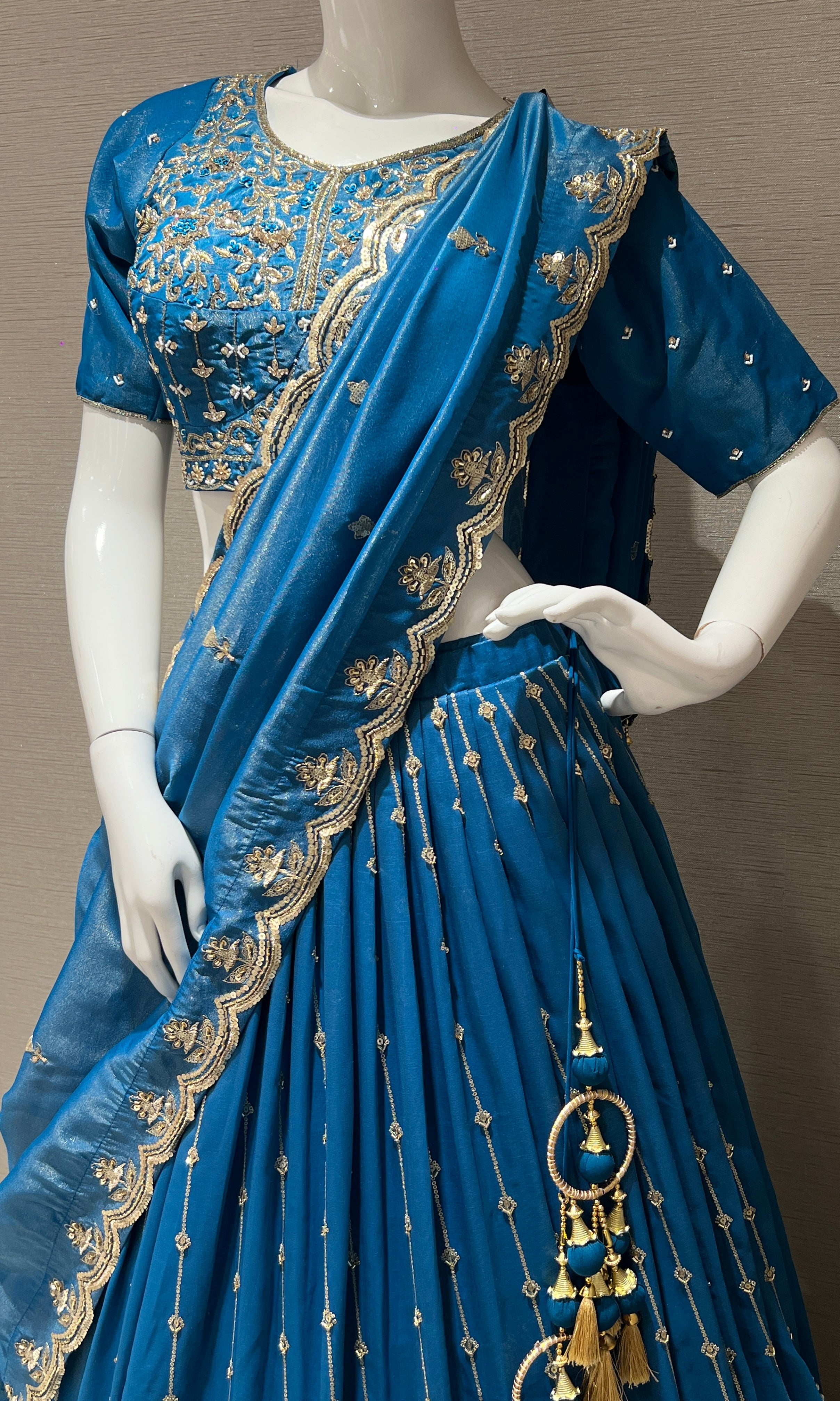 Blue Lehenga