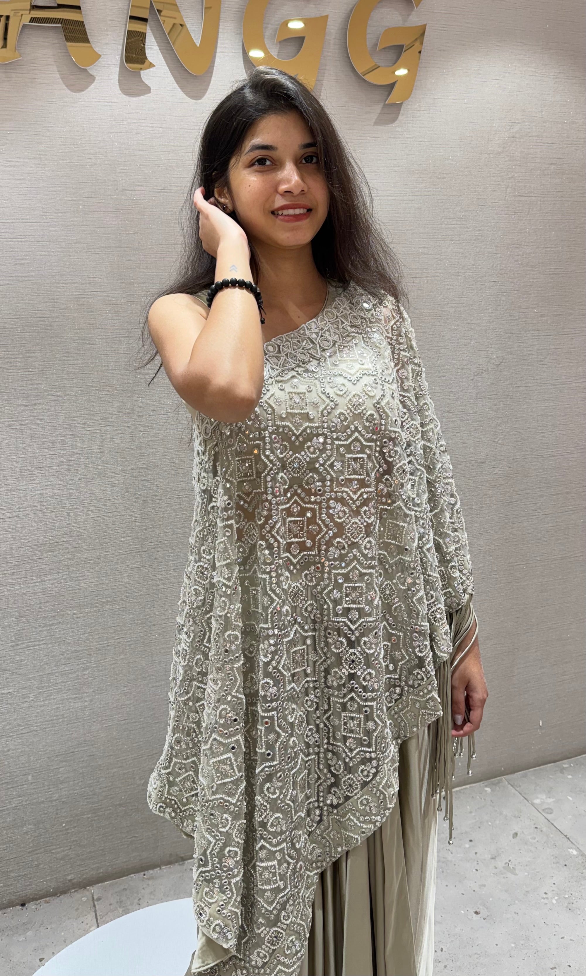 Chikoo EMBROIDERED PALAZZO SET