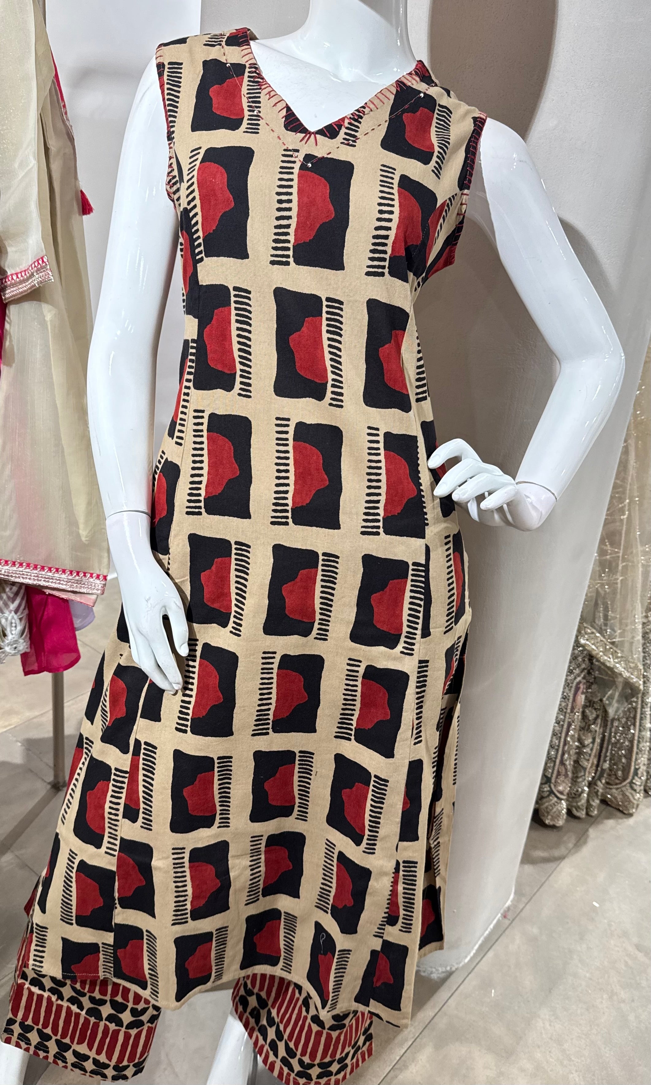 BEAGH PRINTED KURTI WITH BOTTOM