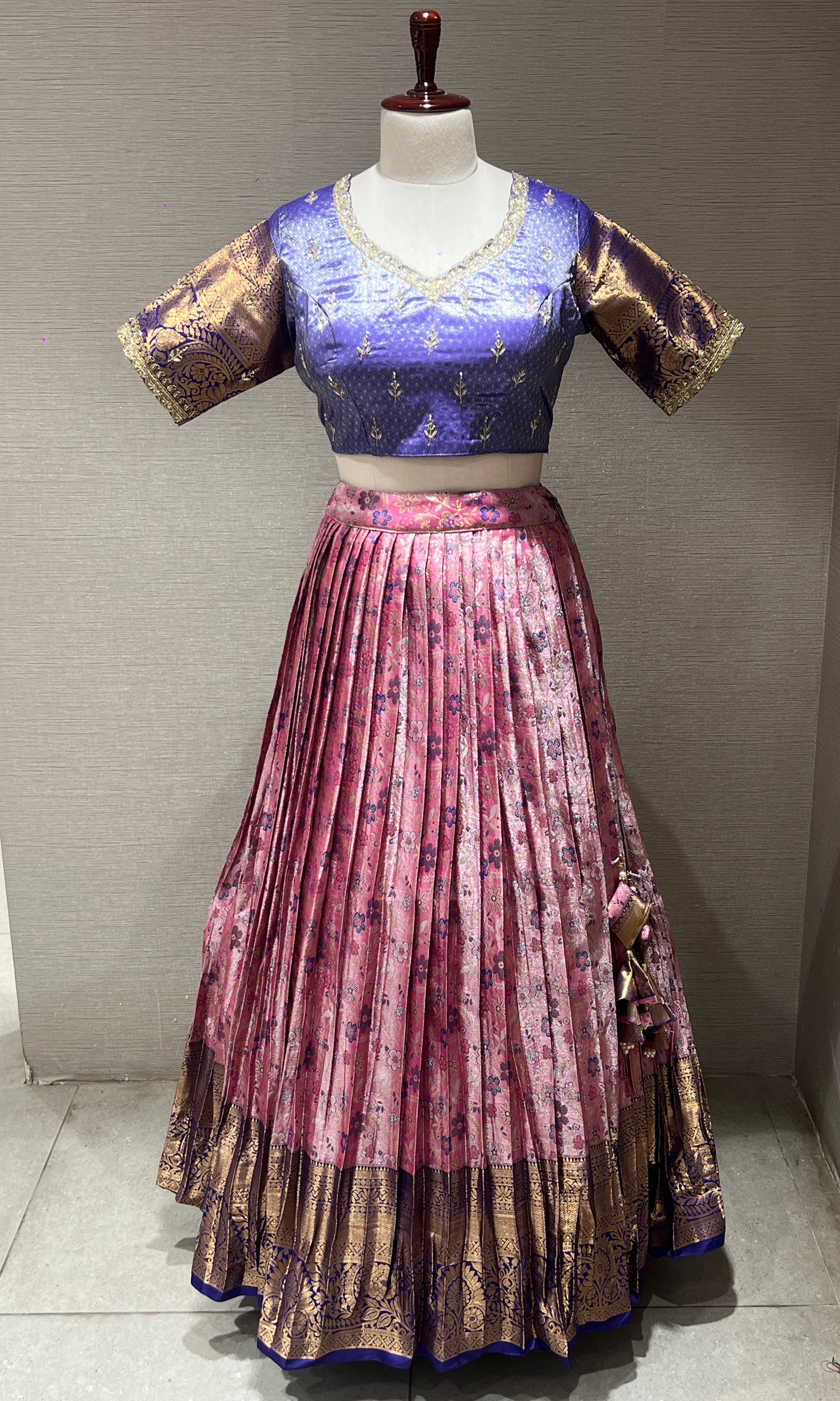 Light pink Lehenga