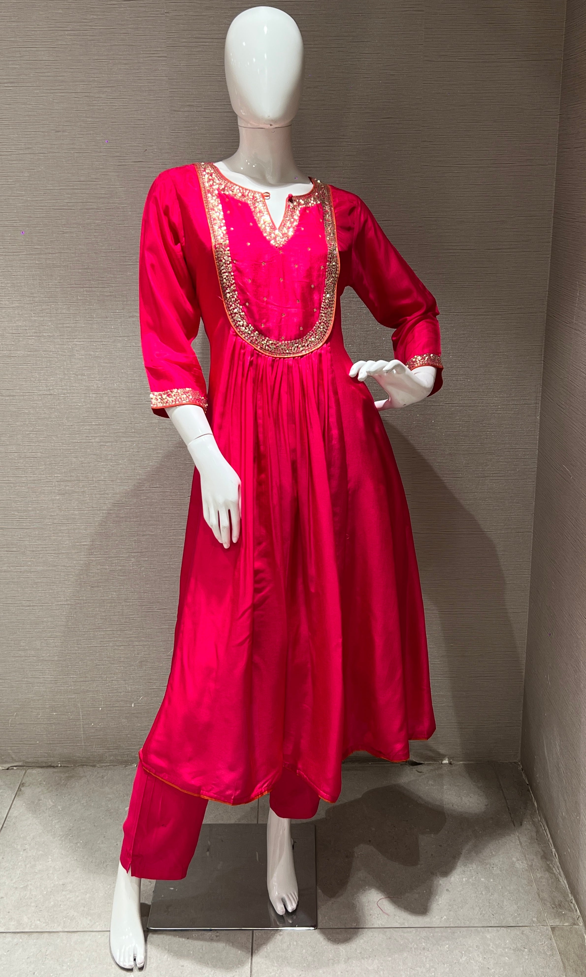 Pink kurta set