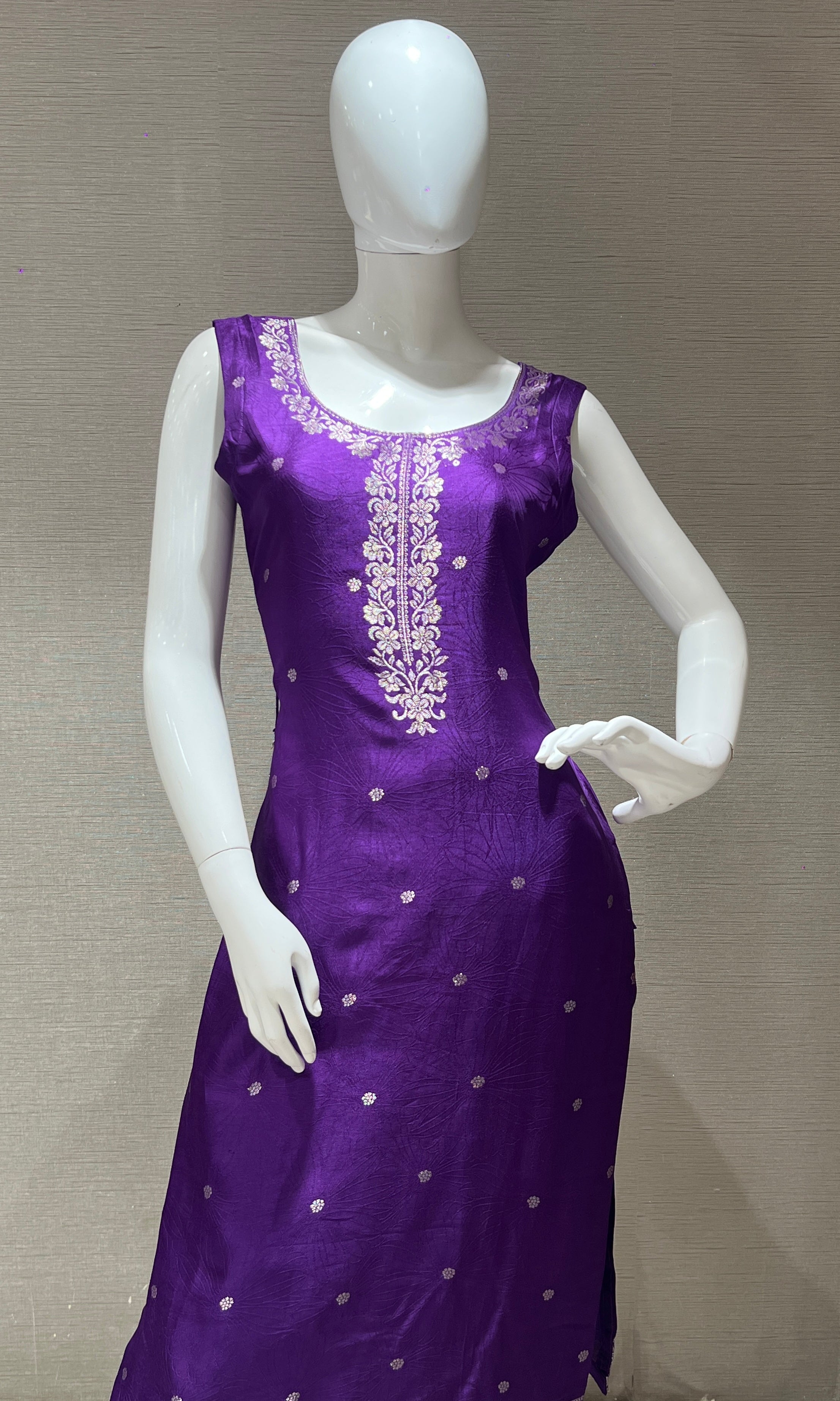 Purple kurta set