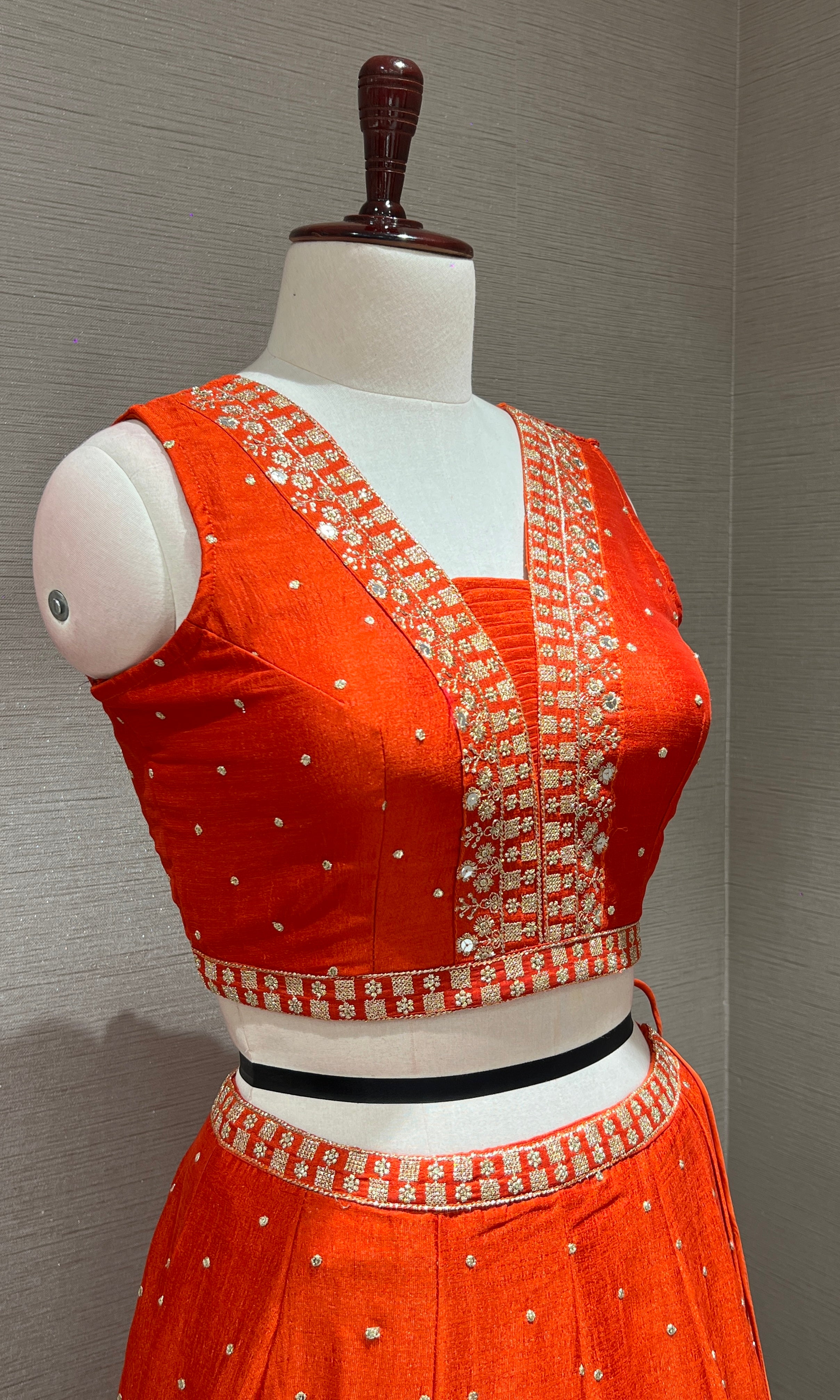 Orange Lehenga