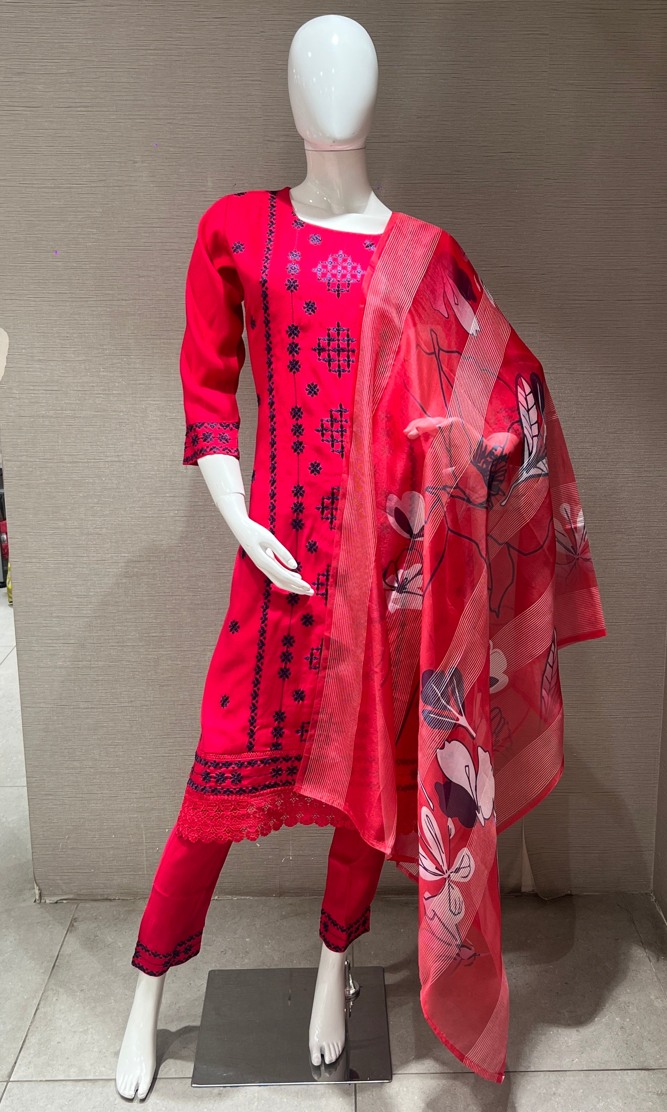 Pink kurta set