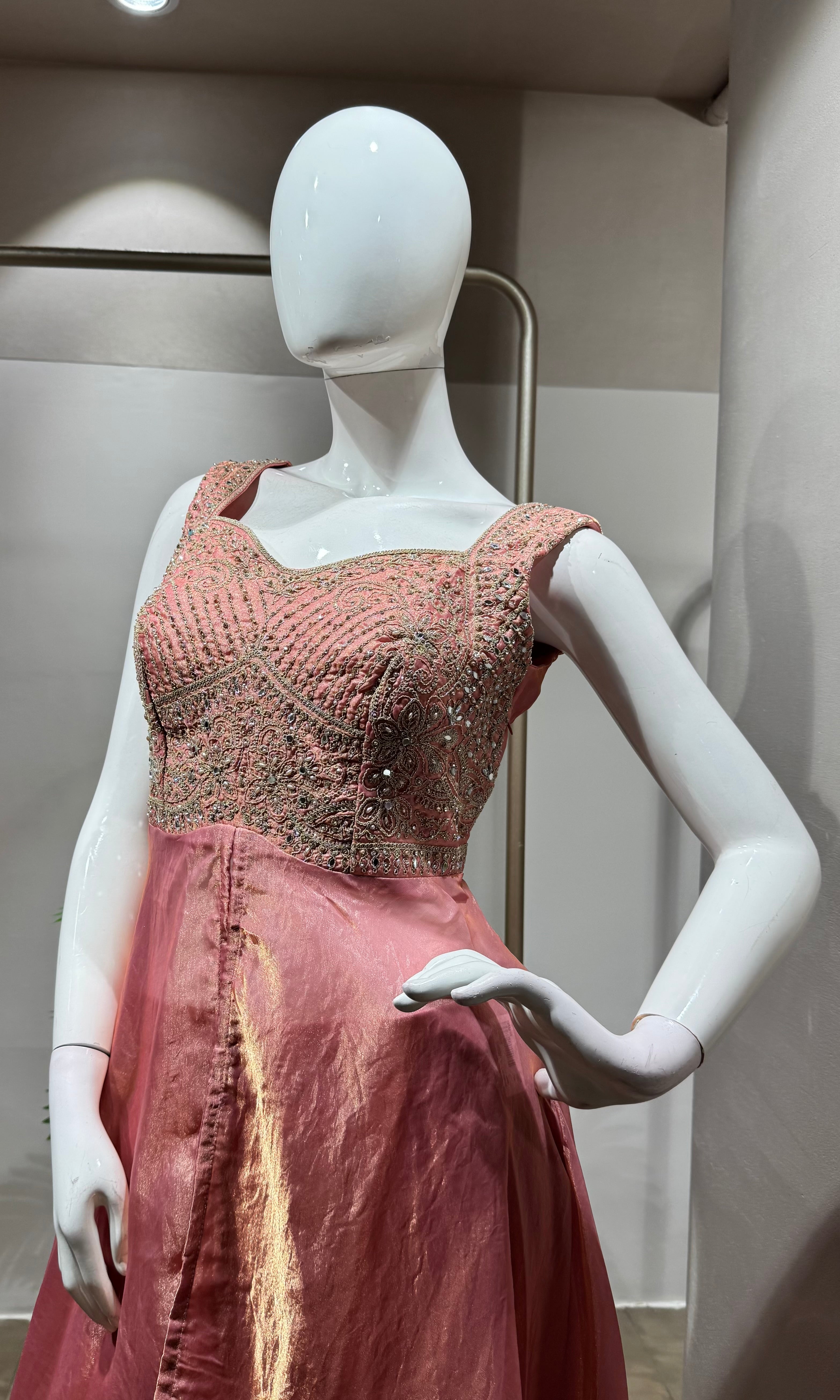 Pink Sequin PALAZZO SET with Dupatta