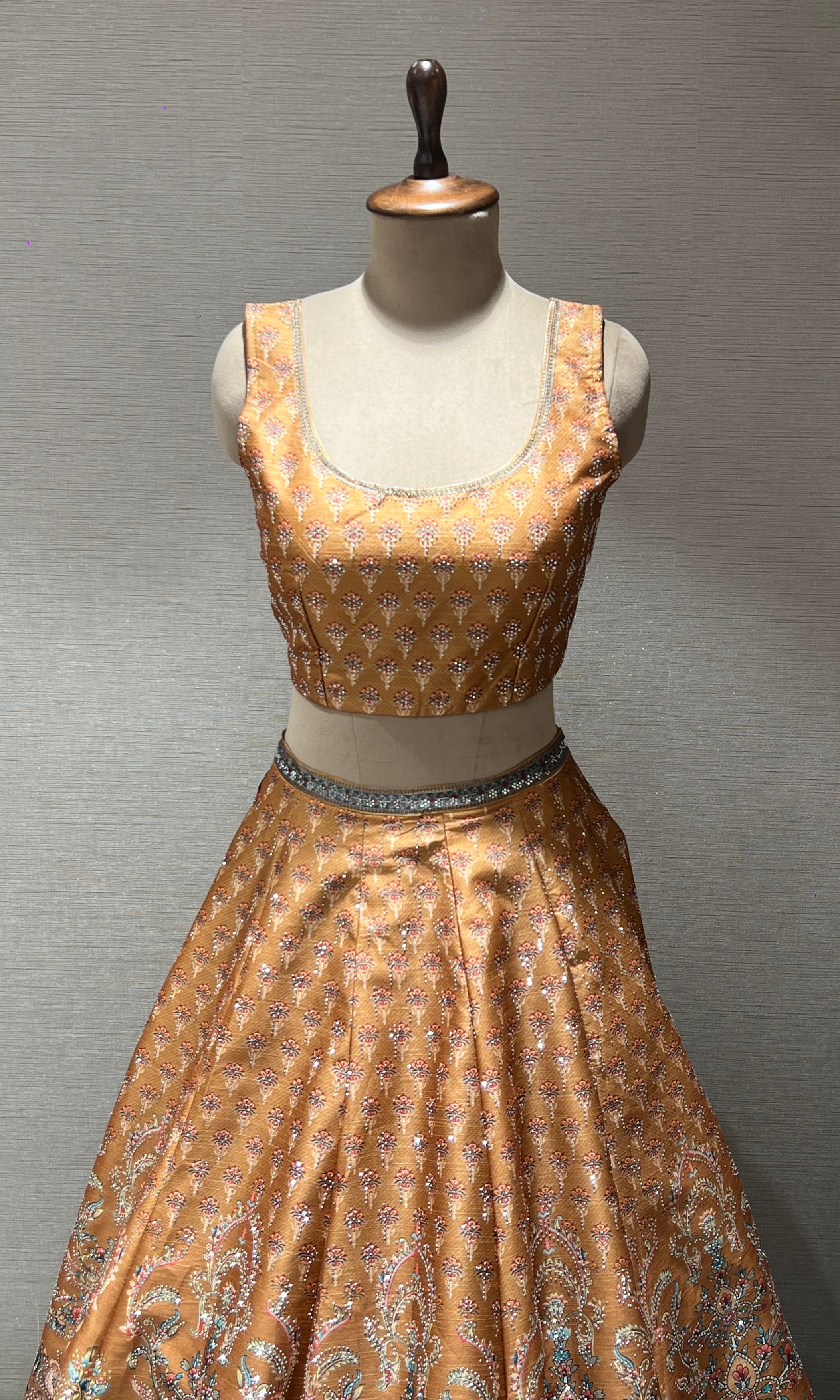 Mustard yellow Lehenga