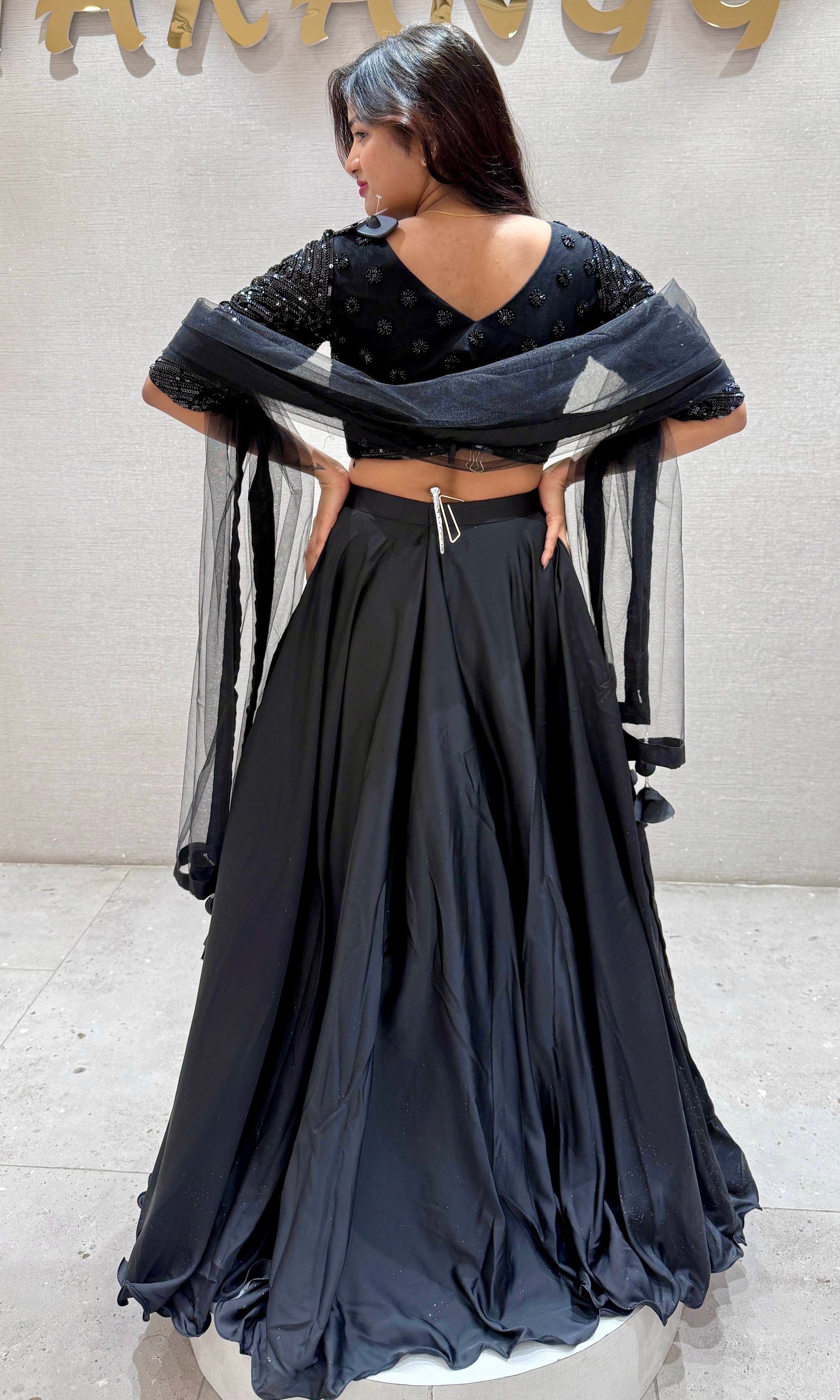 Black Lehenga