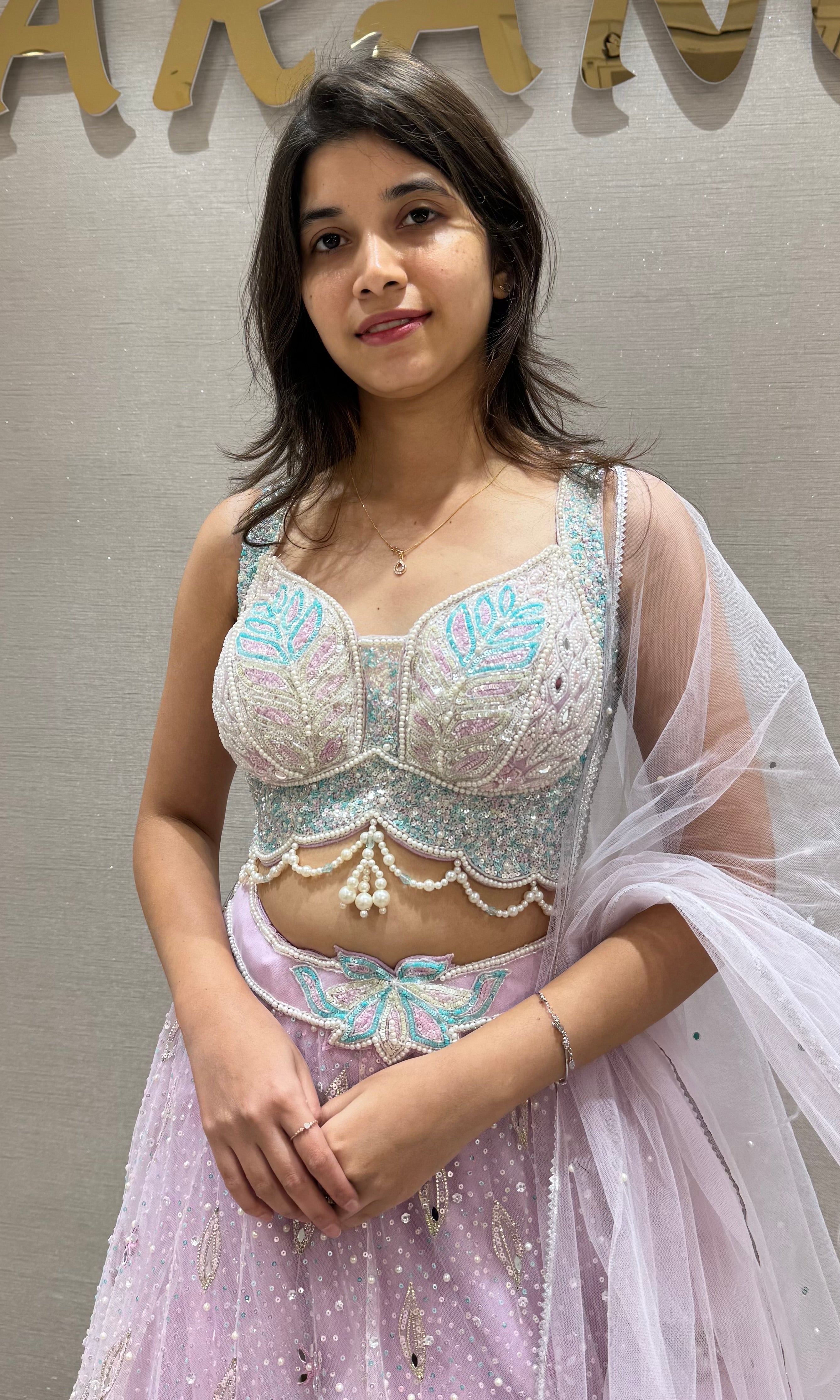 Move Embellished Designer Lehenga with Net Dupatta