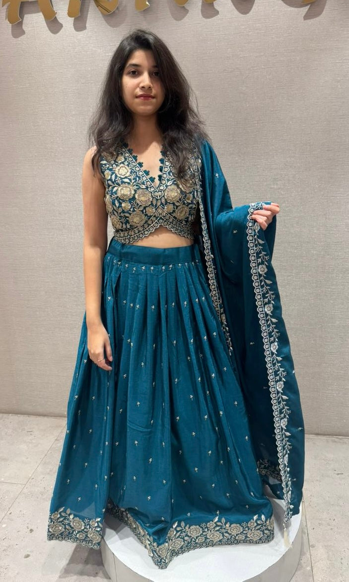 Blue Lehenga