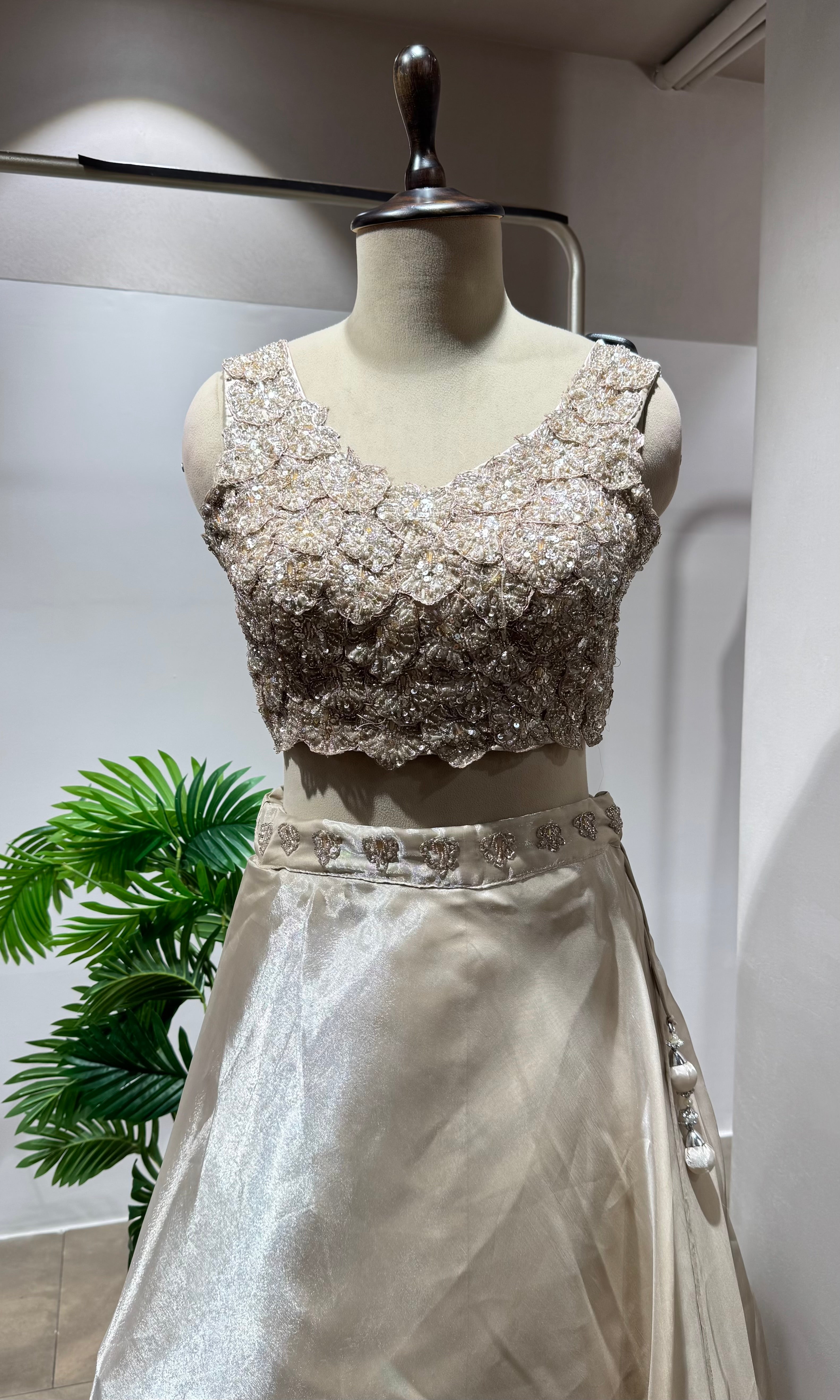FAWN Lehenga set with Blouse & Dupatta
