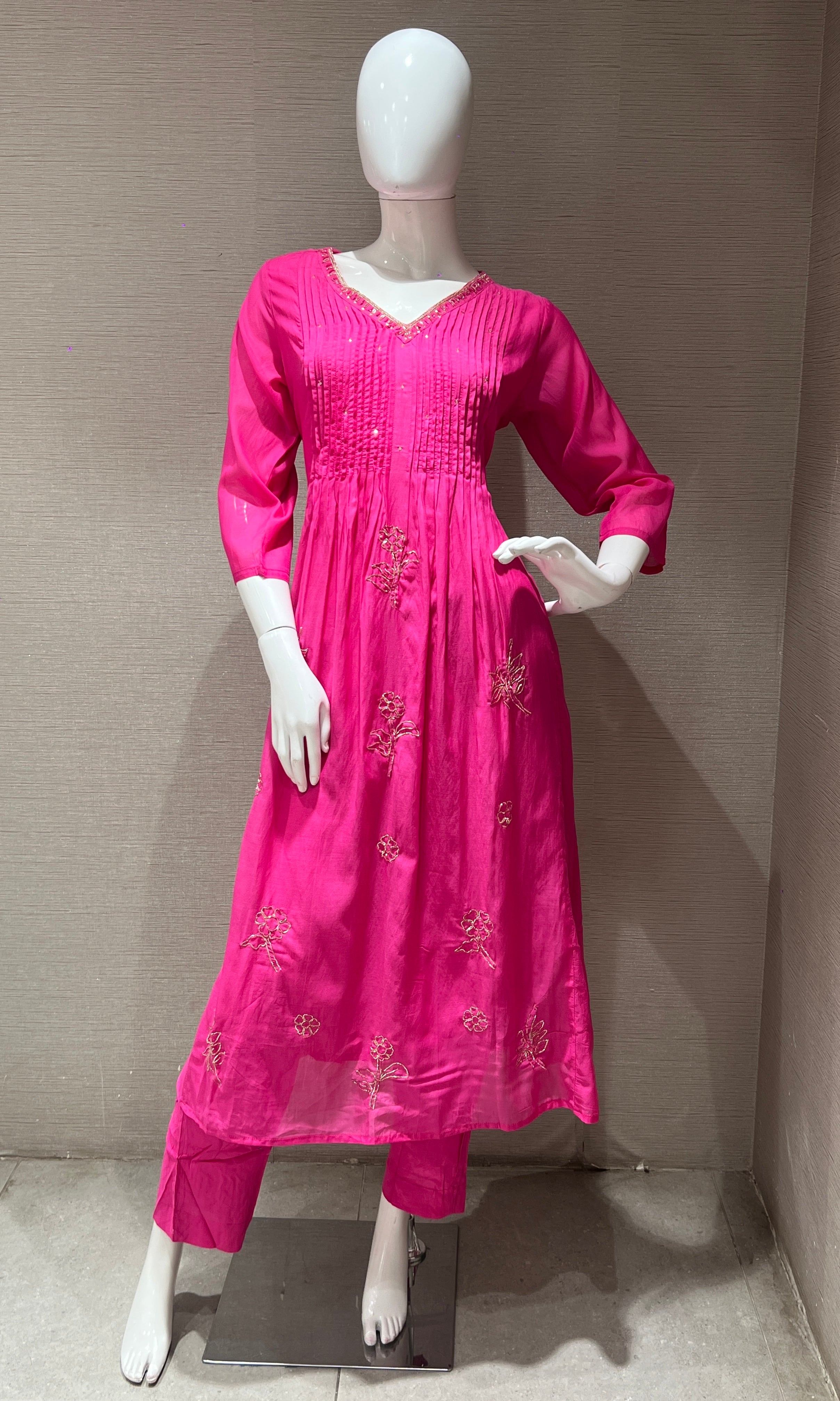 Pink kurta set