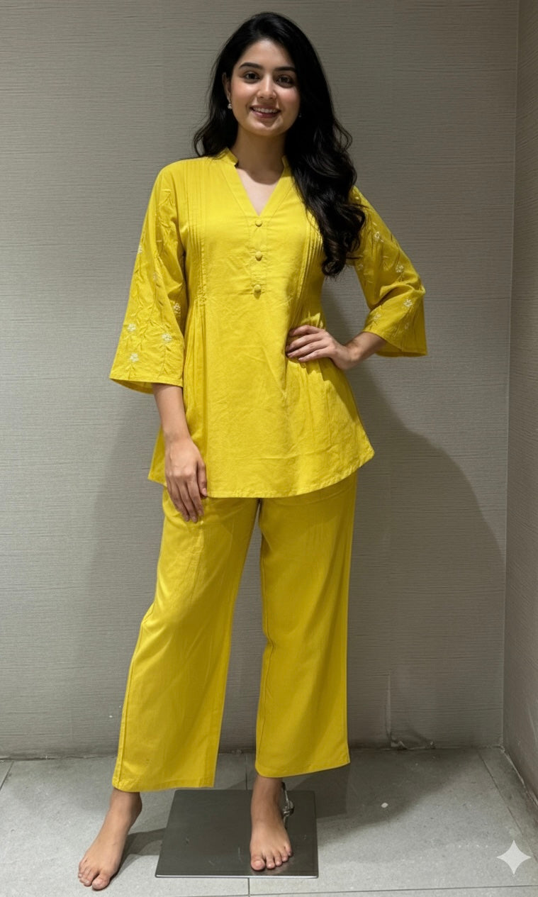 SUNSHINE Yellow CORD SET