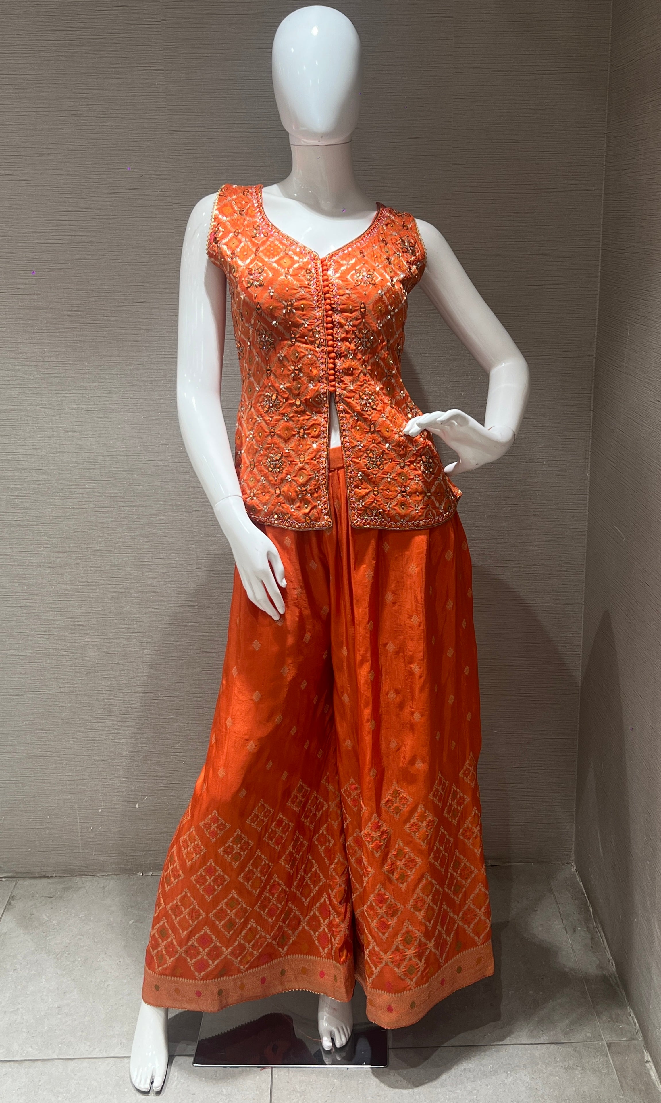 Orange palazzo