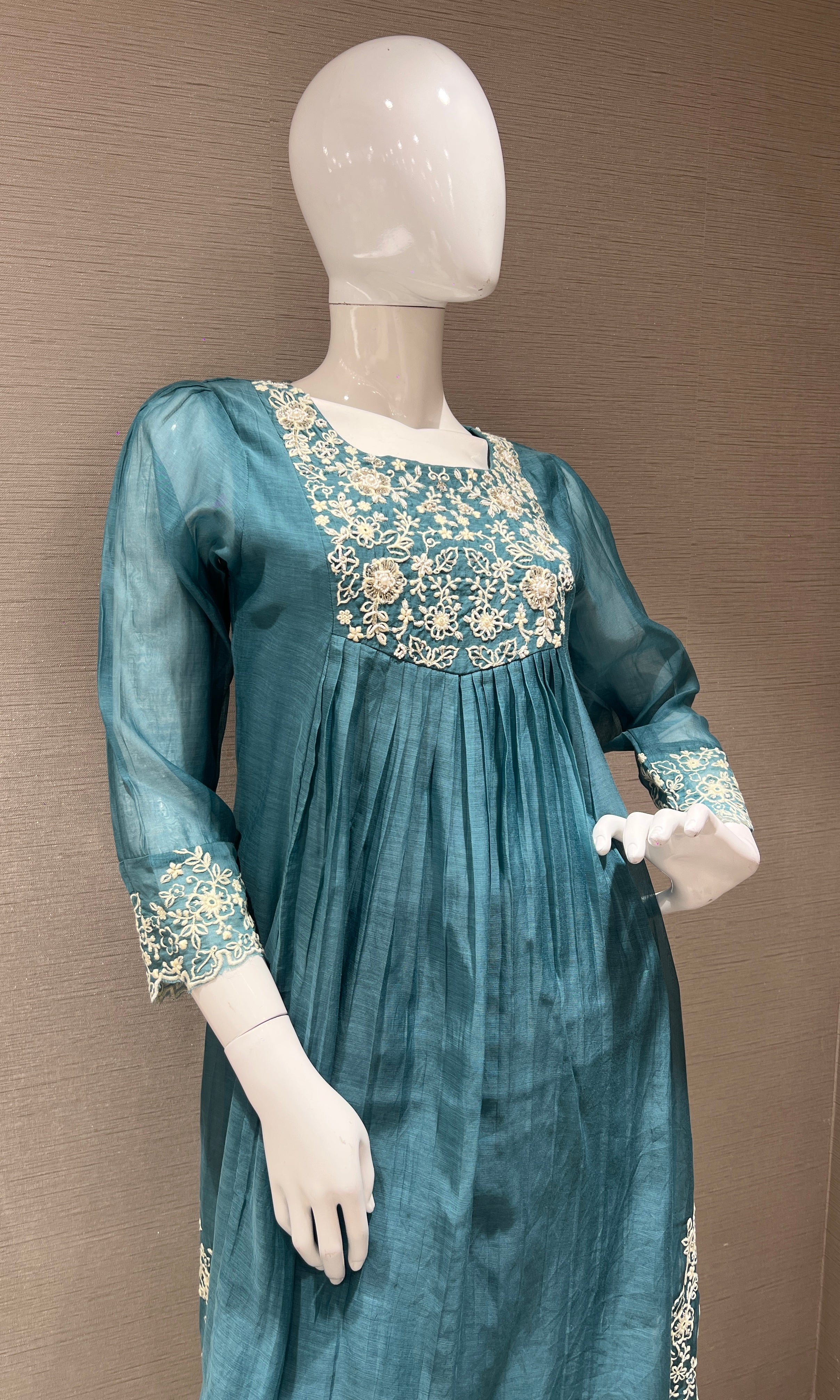 Blue Anarkali