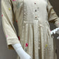 Grey Anarkali top 4660