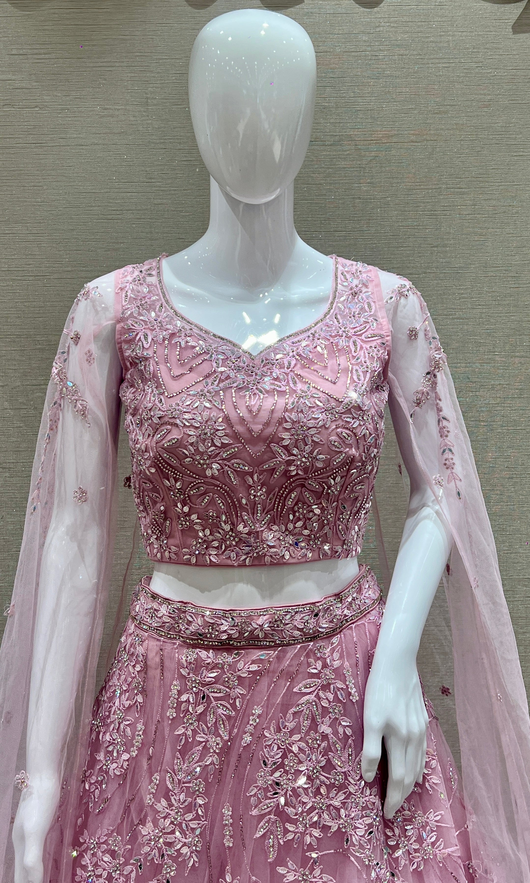 Baby pink Lehenga