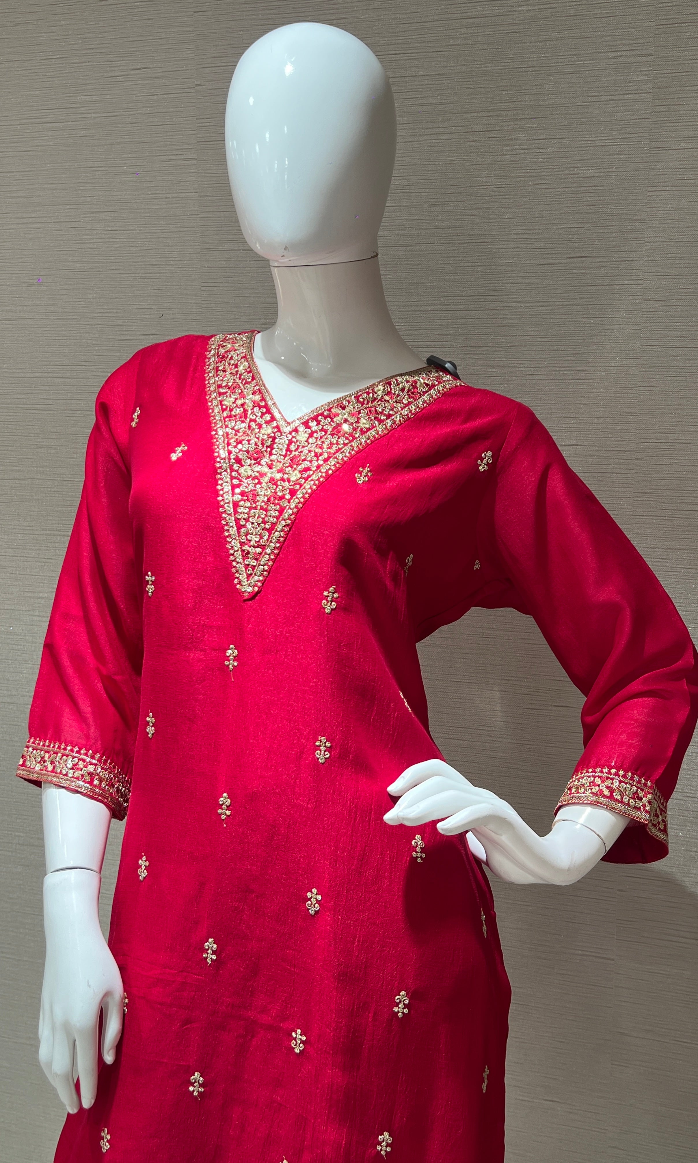 Pink kurta set