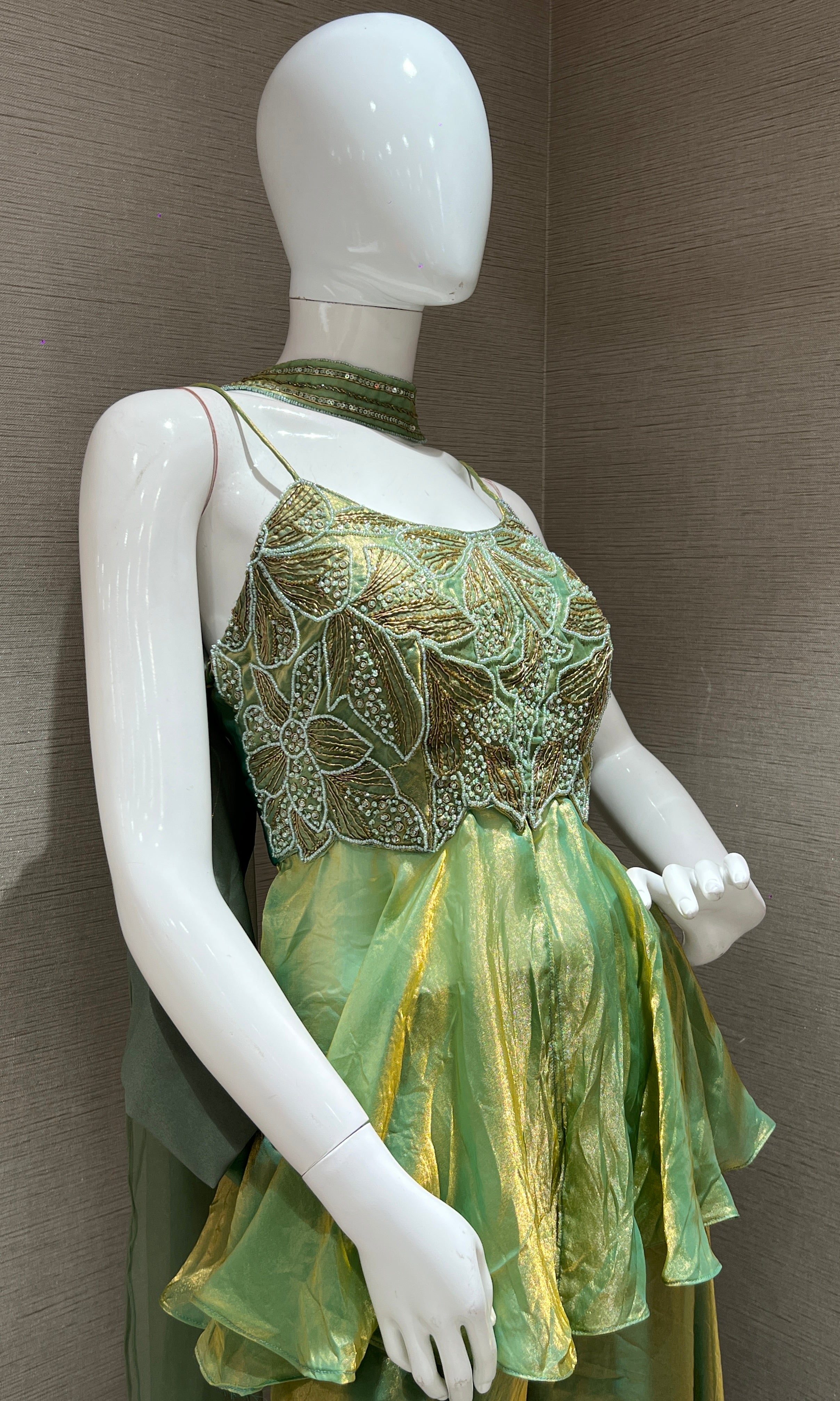 Green palazzo