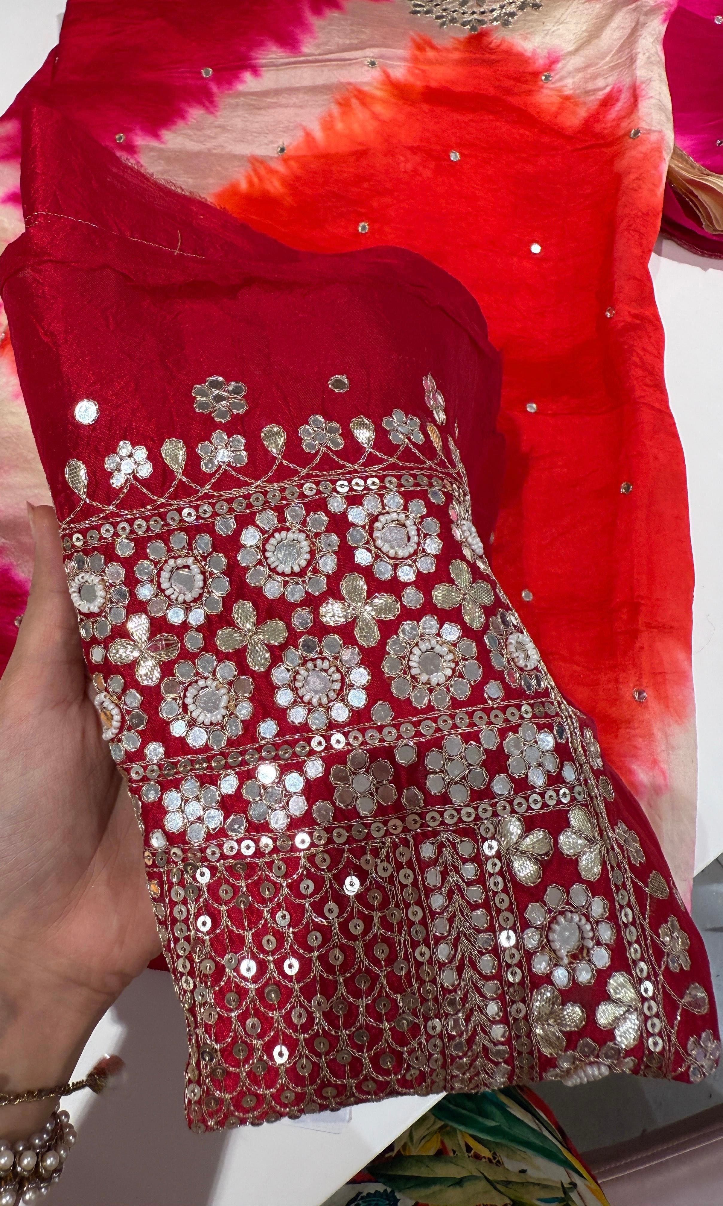 Multi colour saree