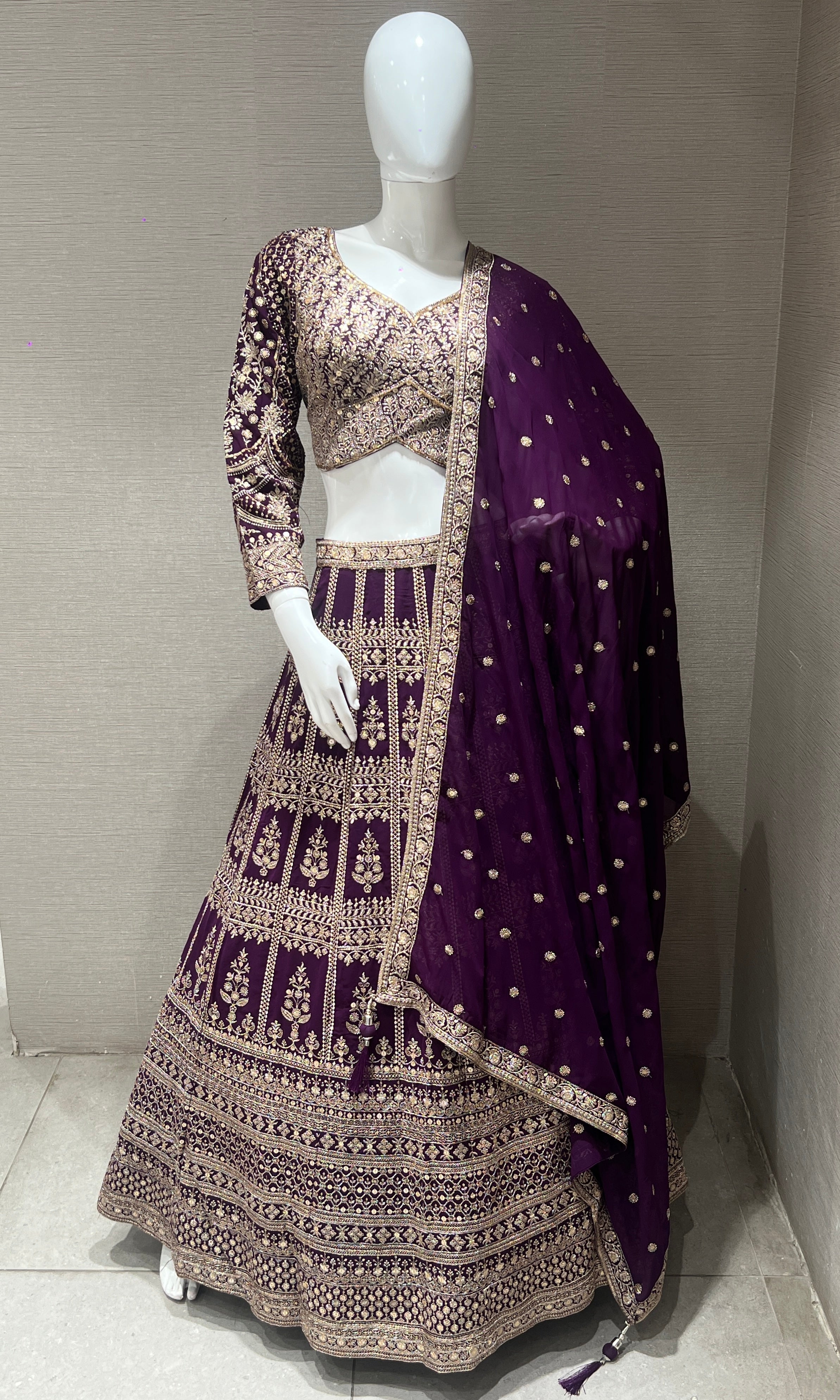 Purple Lehenga