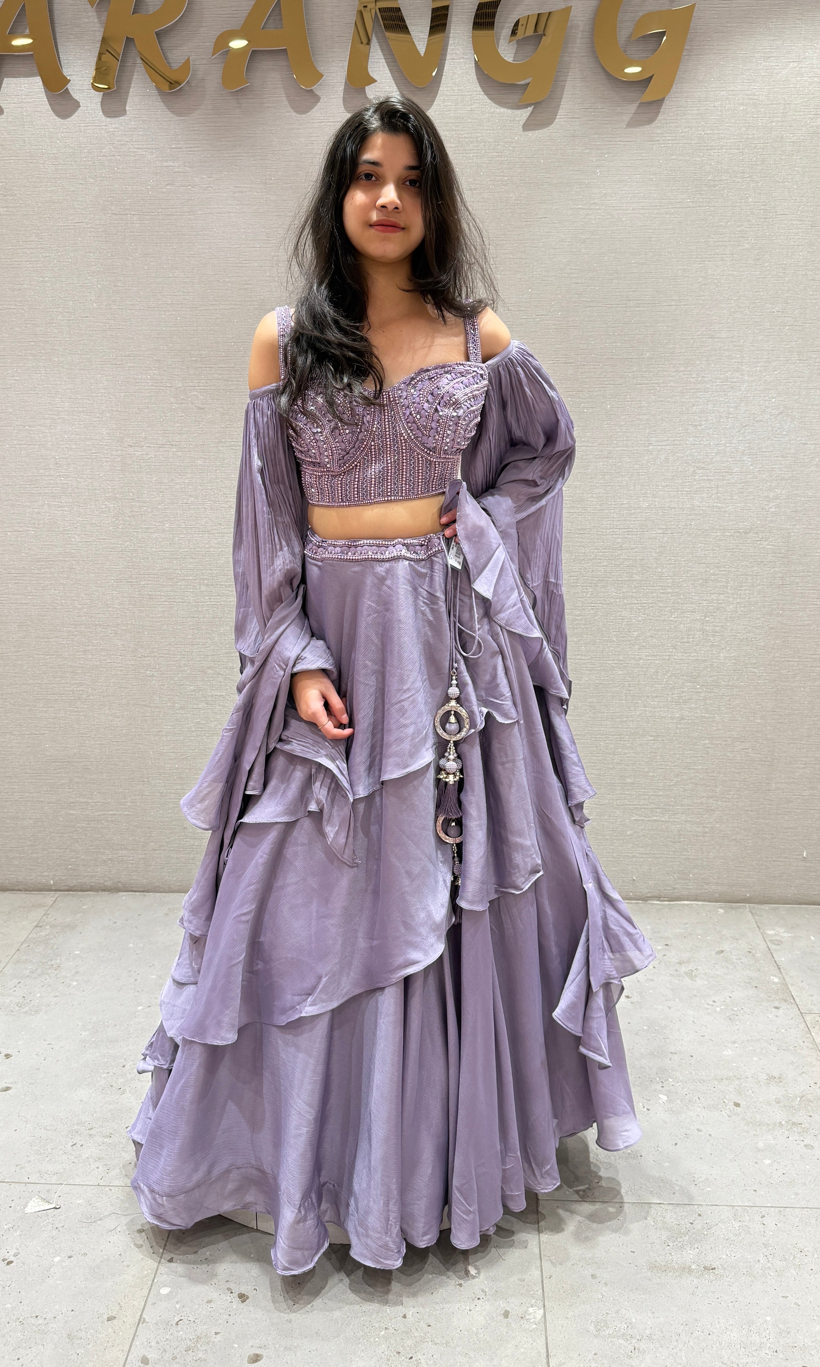Lilac Lehenga