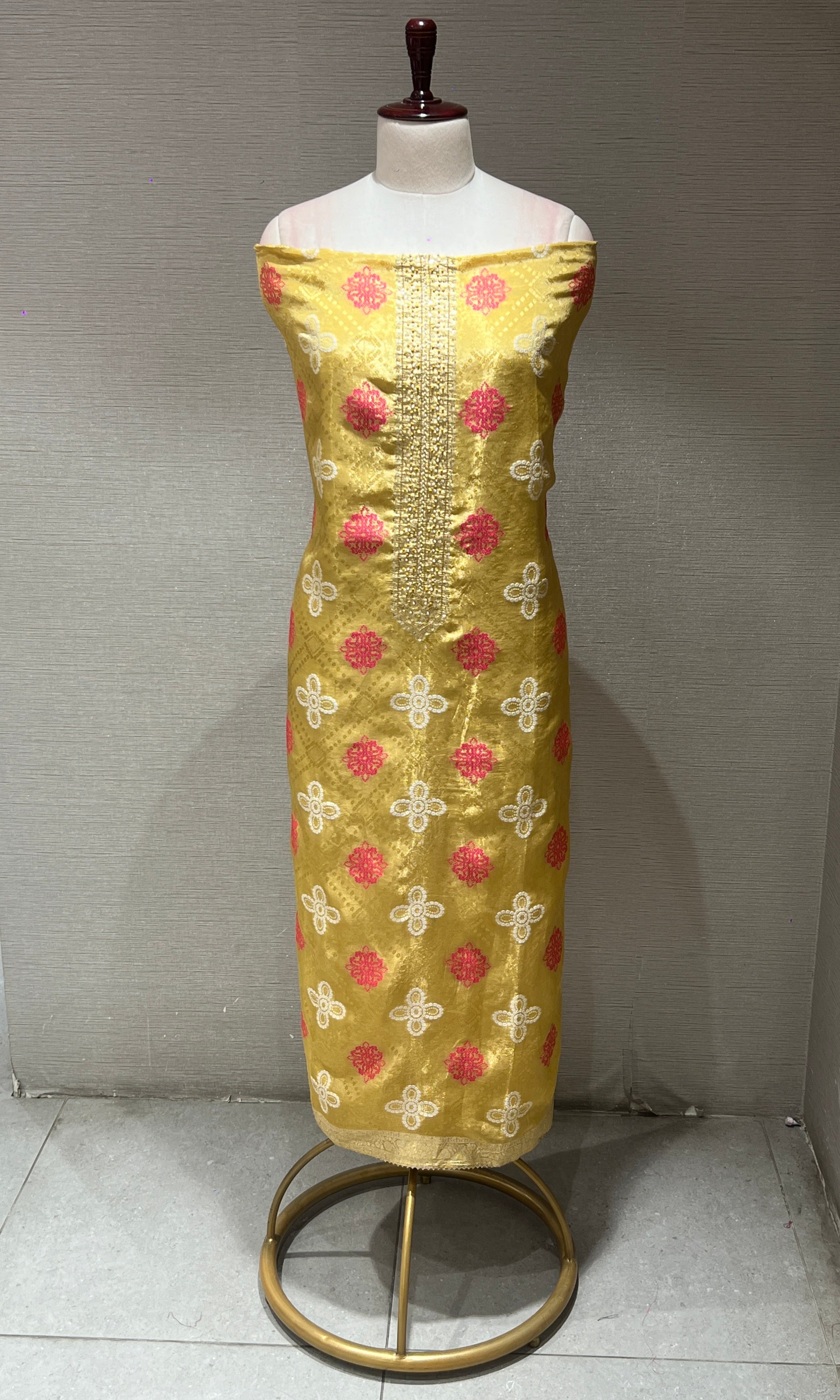 Sandel dress material