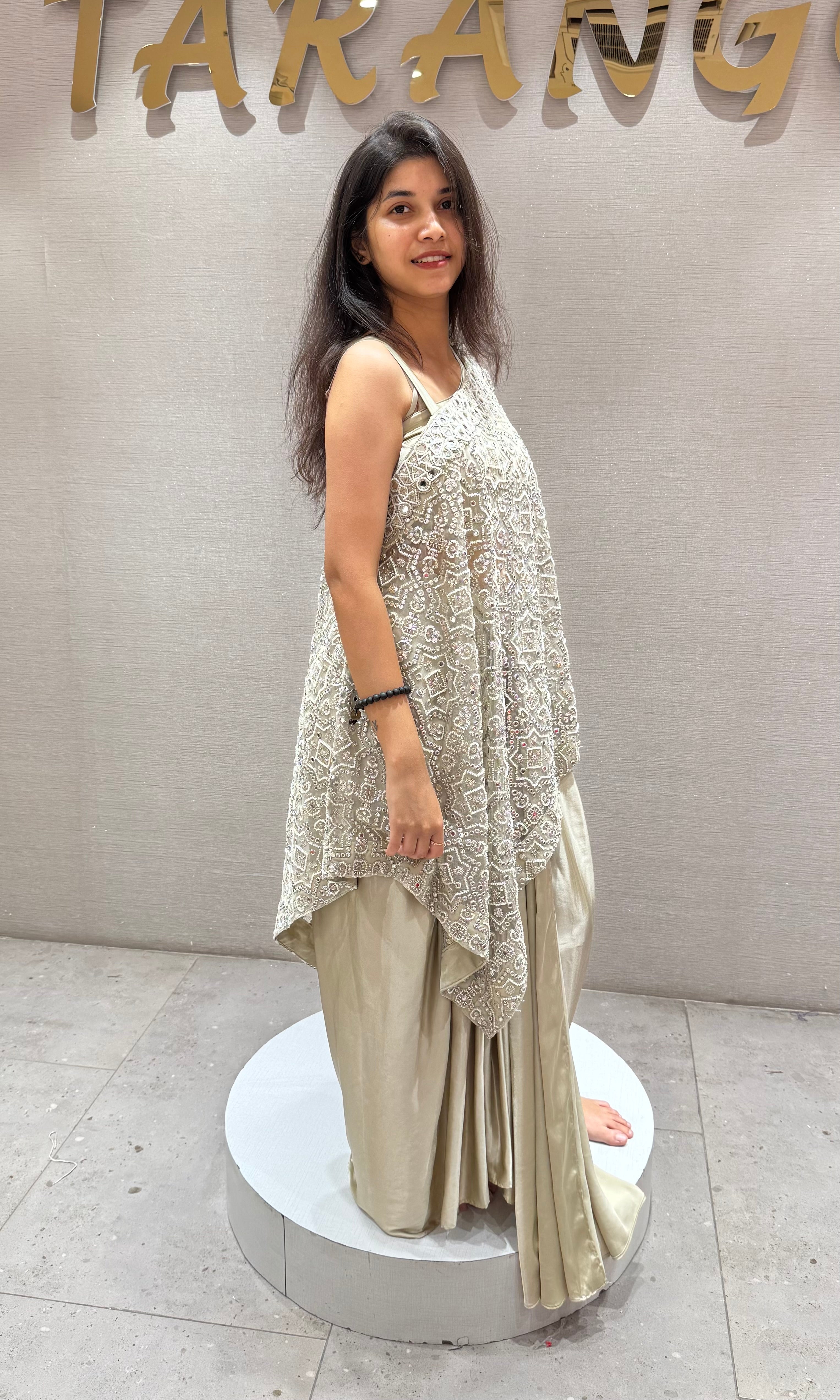 Chikoo EMBROIDERED PALAZZO SET