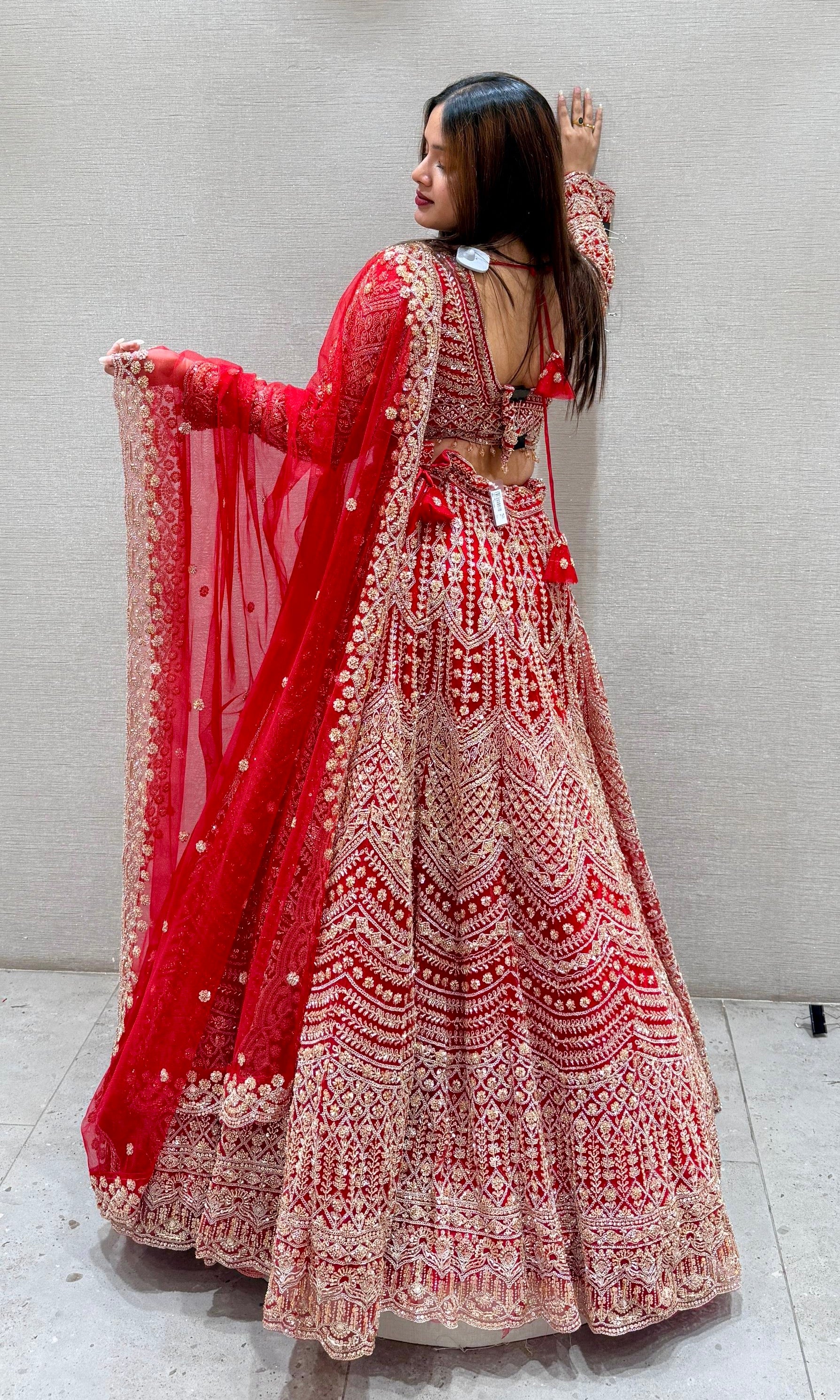Red Lehenga