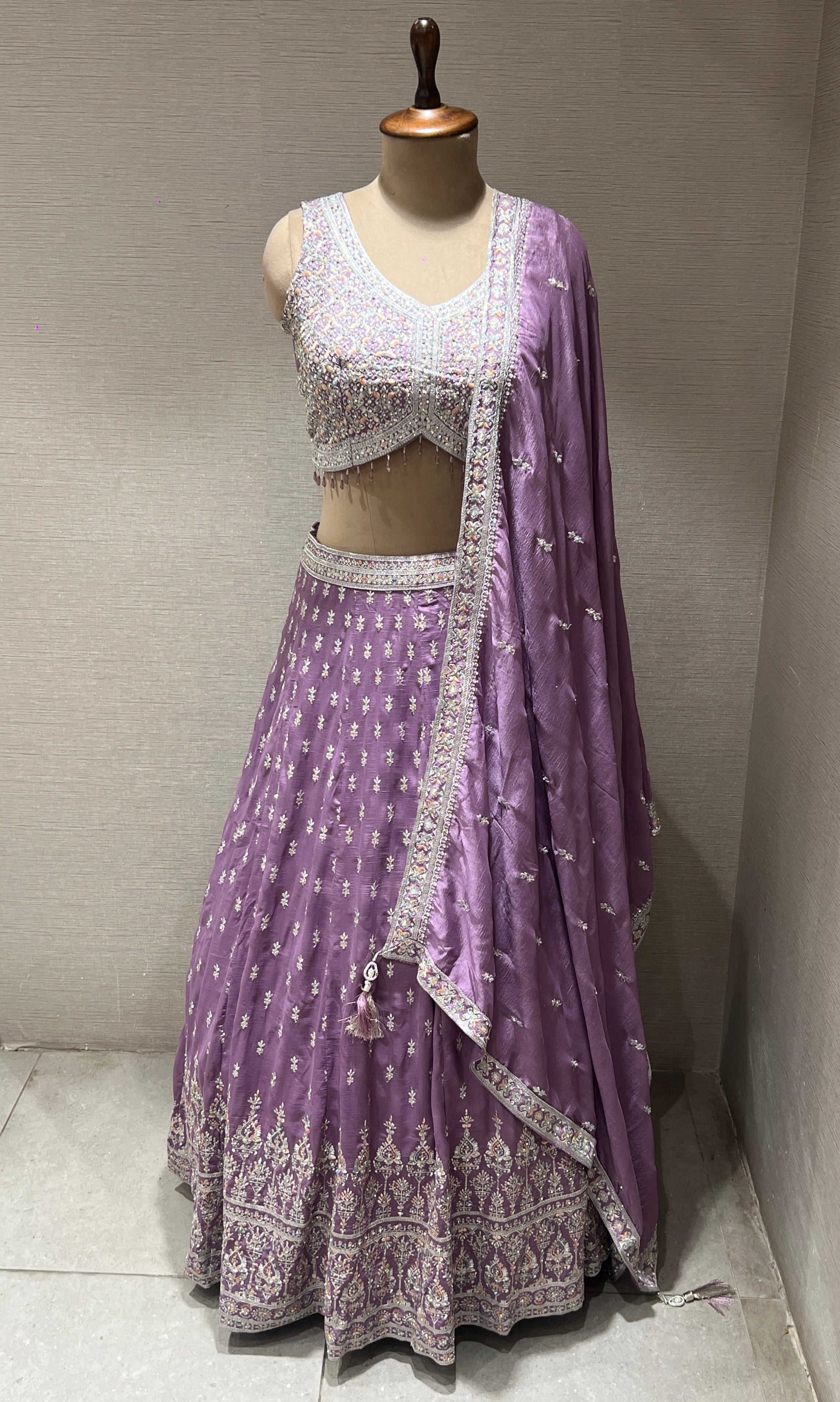 Light purple Lehenga