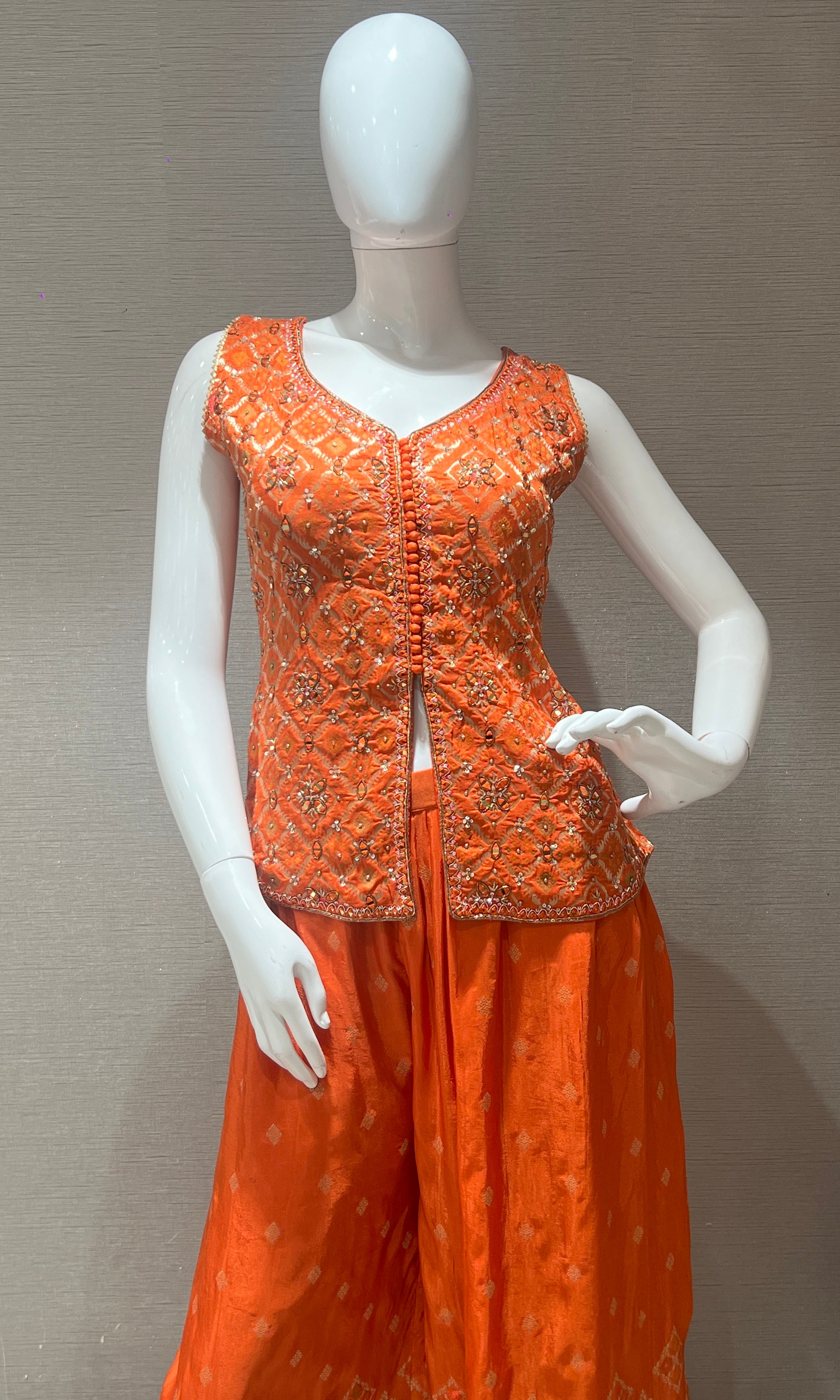 Orange palazzo