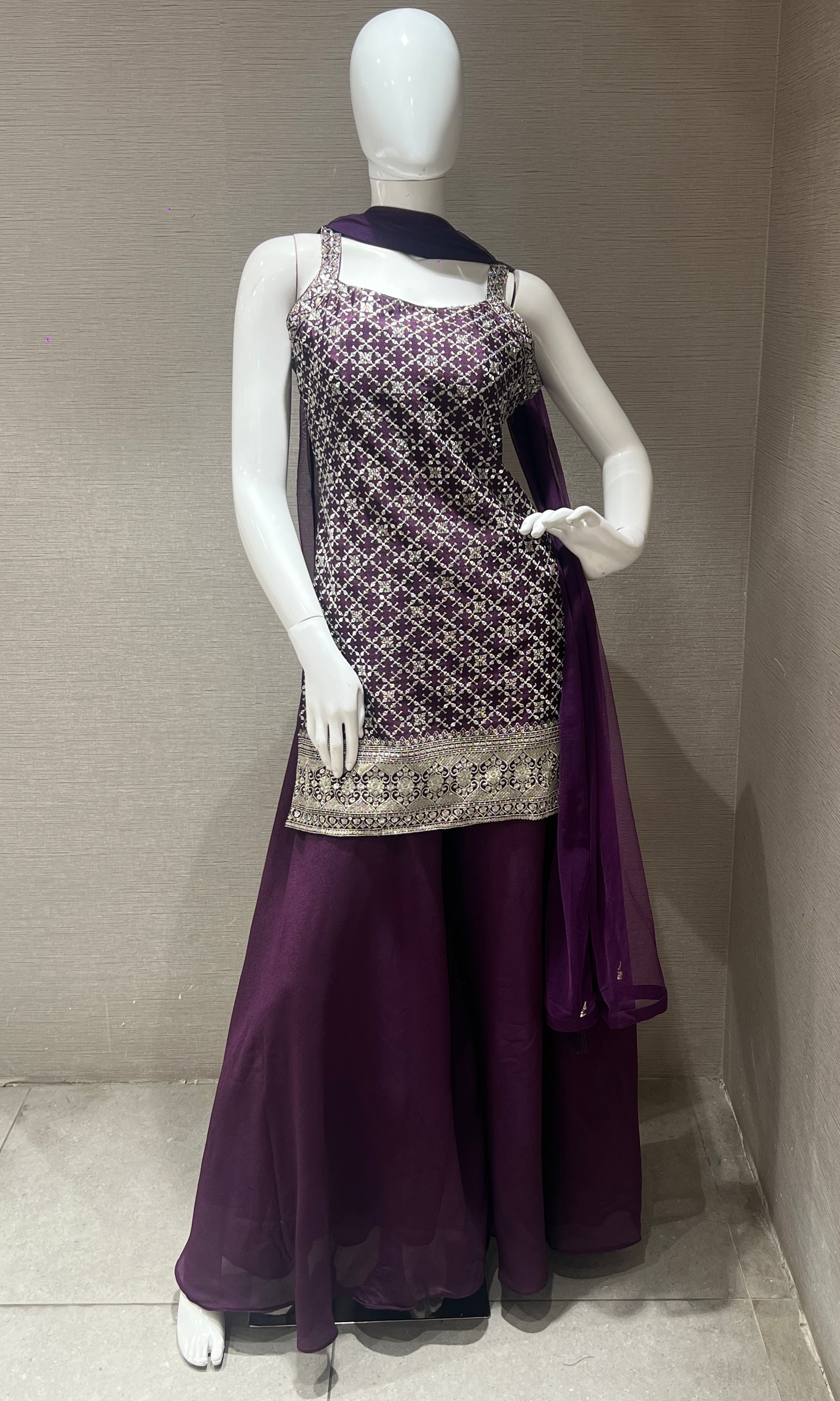 Purple palazzo