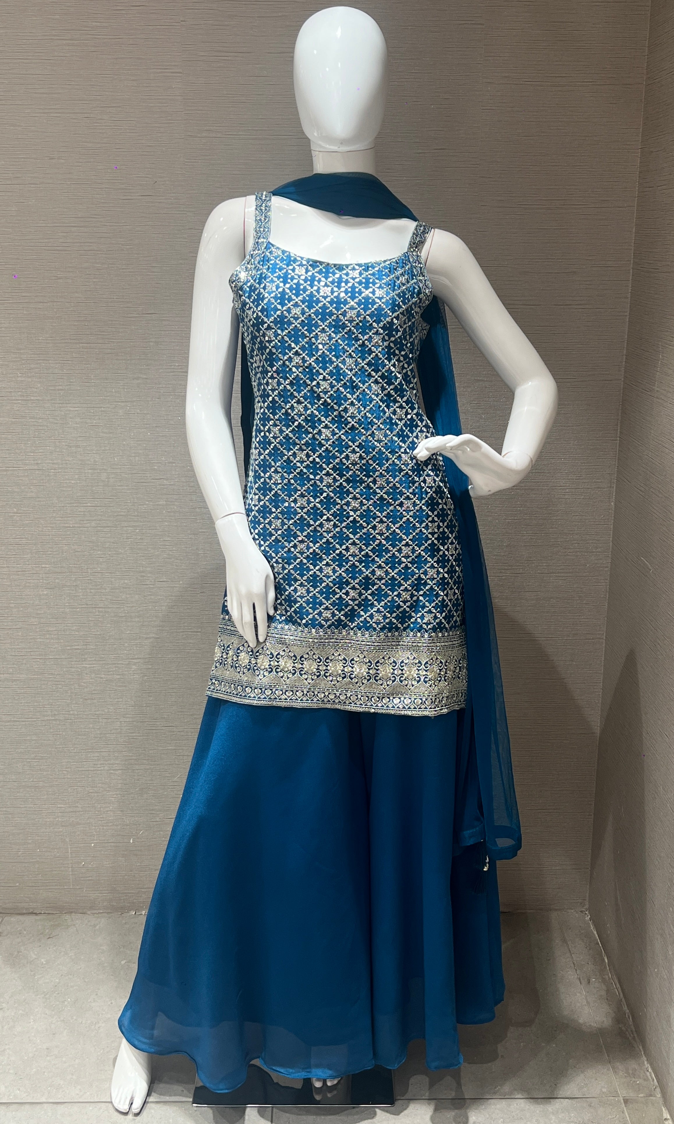 Blue palazzo