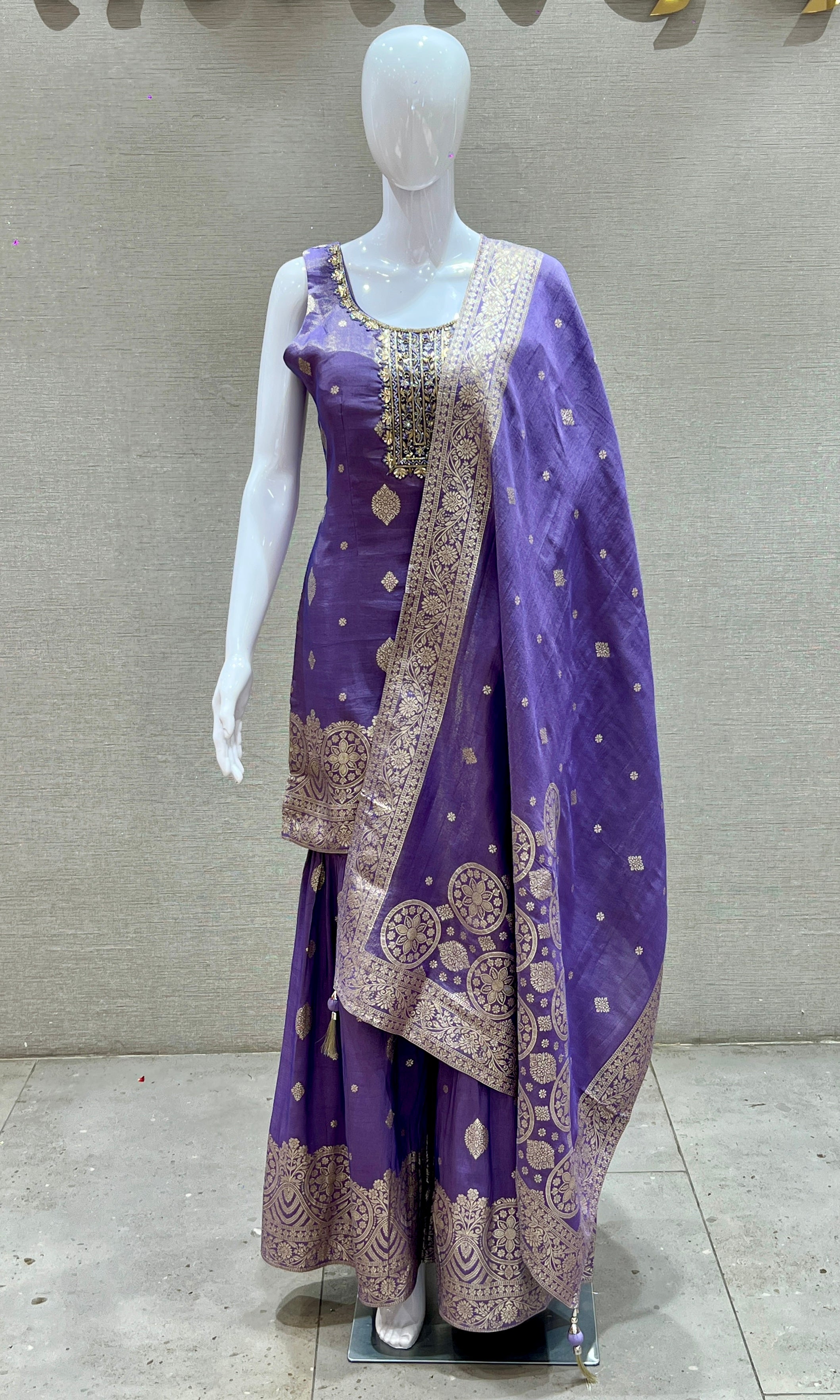 Light purple Pallazo set