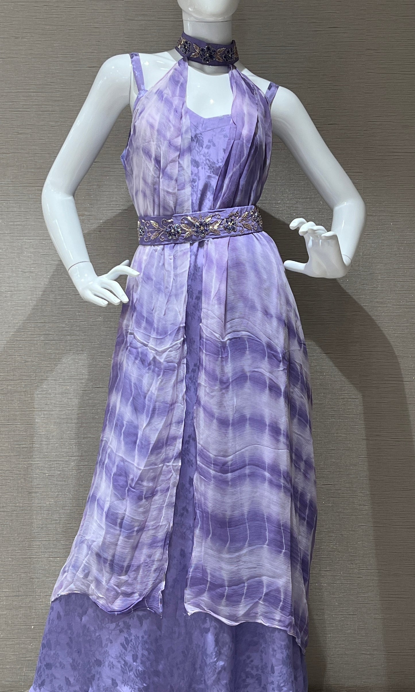 👗Lavender long dress