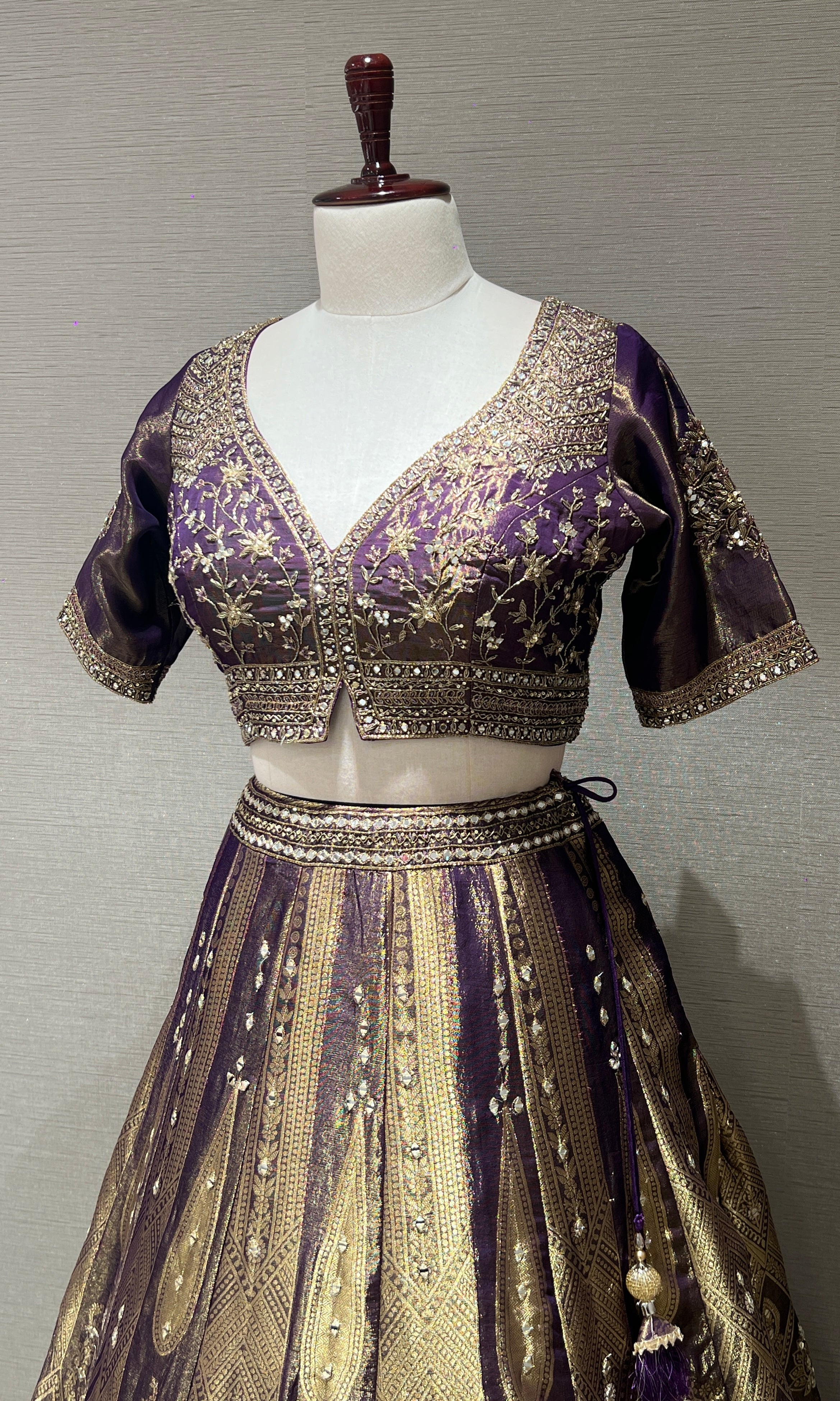 Royal Dusk – Banarasi Grandeur Lehenga
