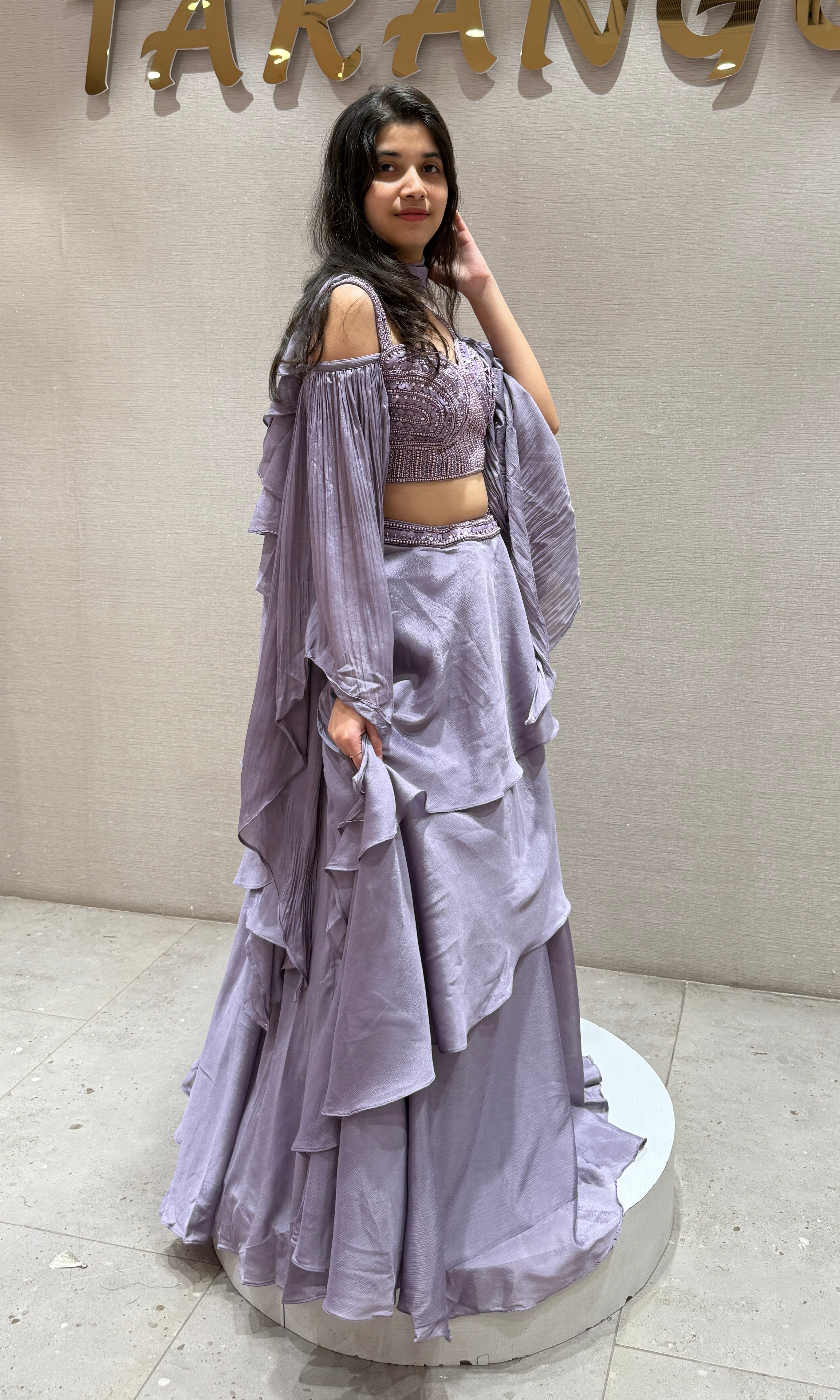 Lilac Lehenga