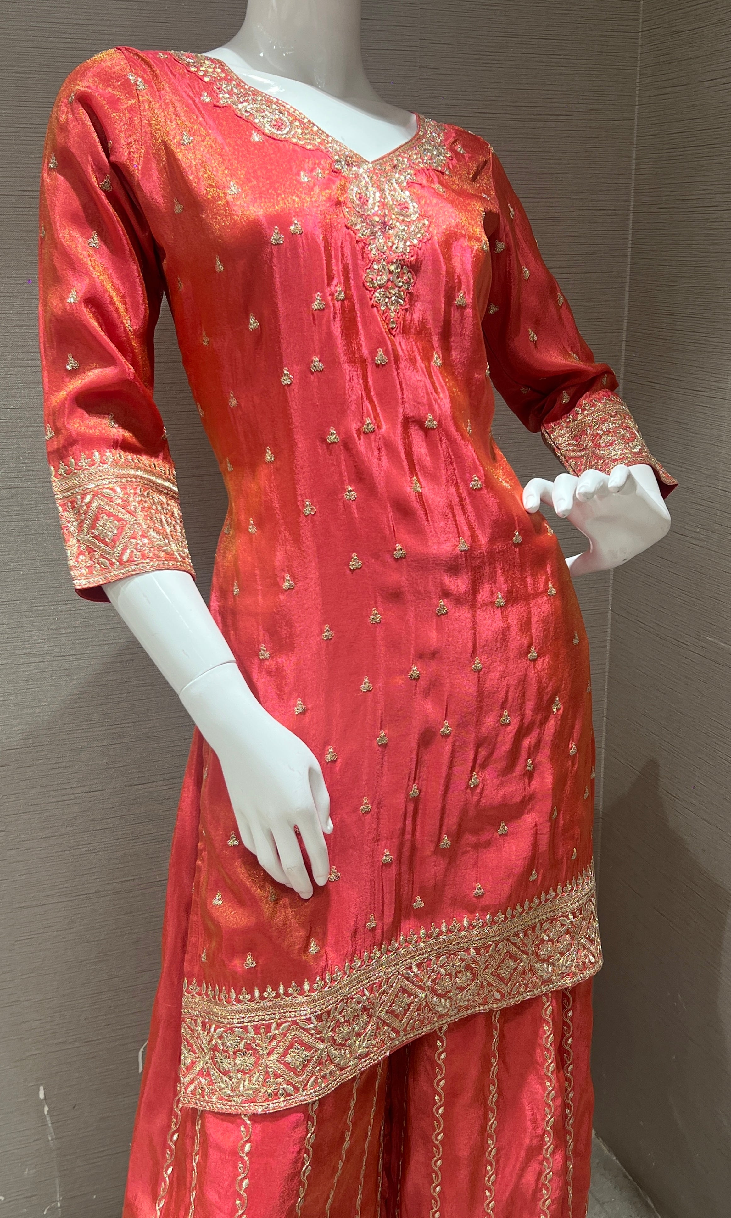 Pink Sharara