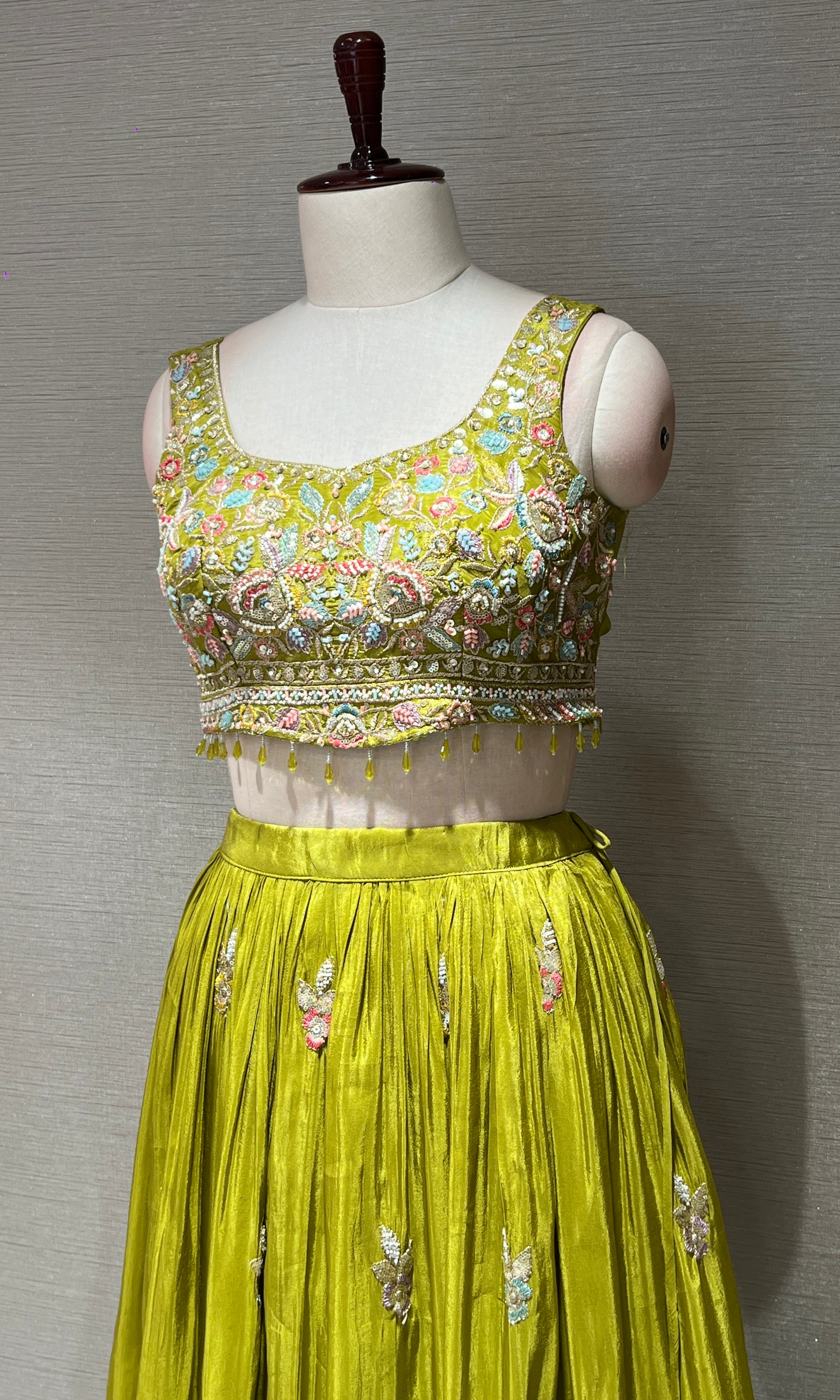 LIRIL floral embroidery lehenga