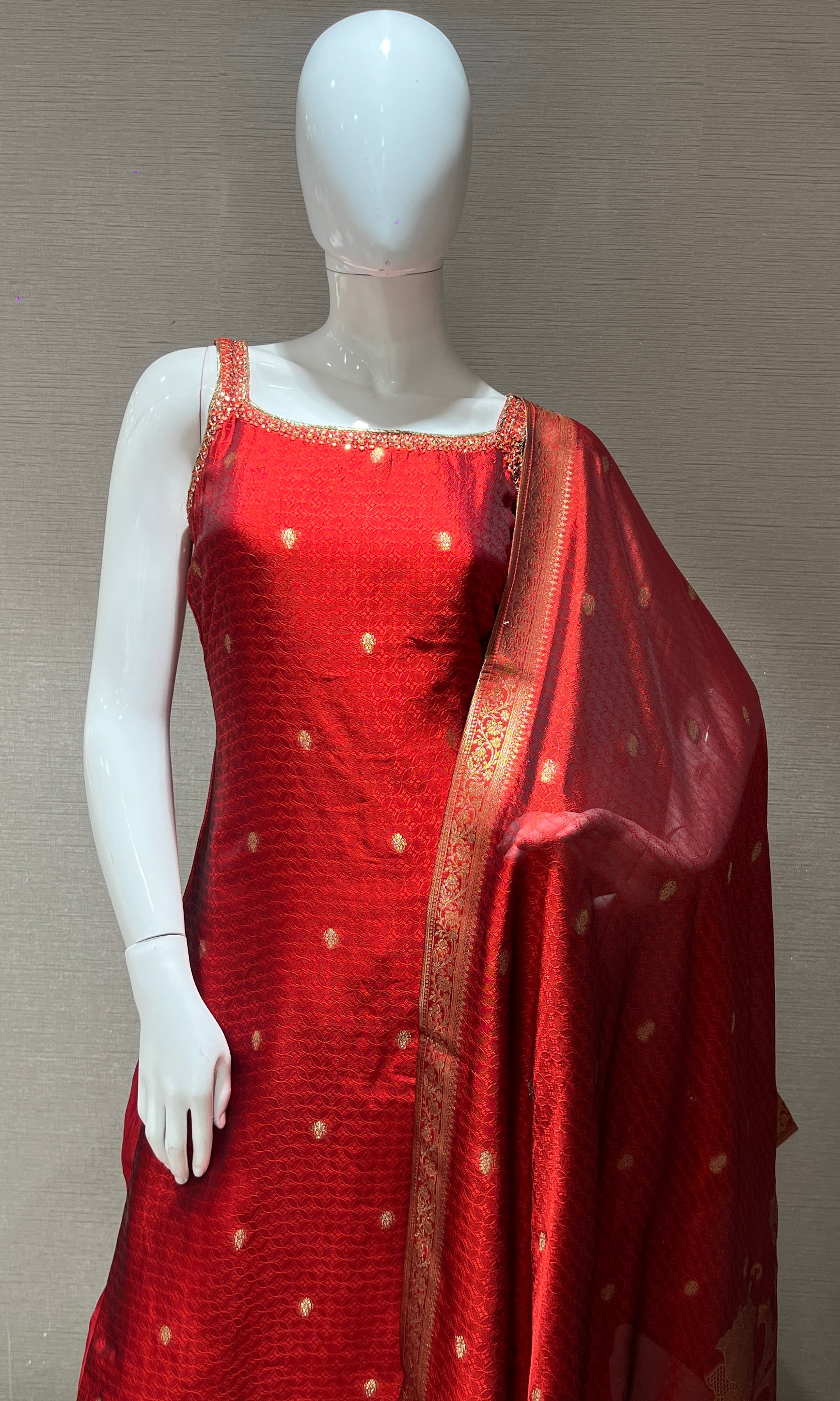 Maroon kurta set