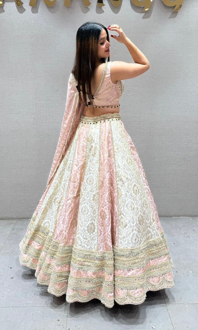Baby pink Lehenga