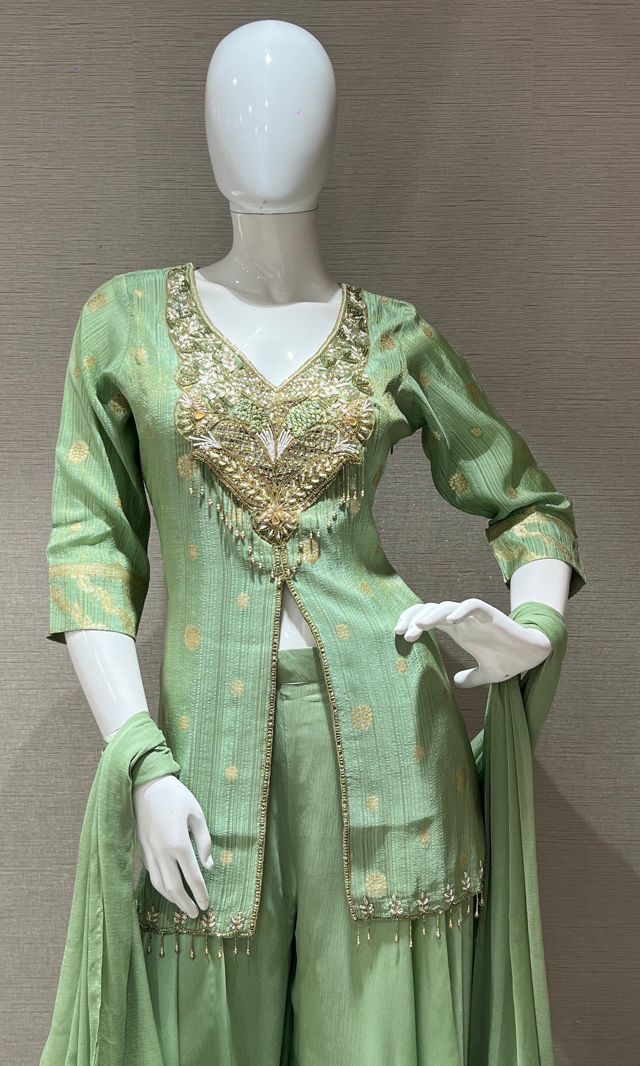 Pista green palazzo
