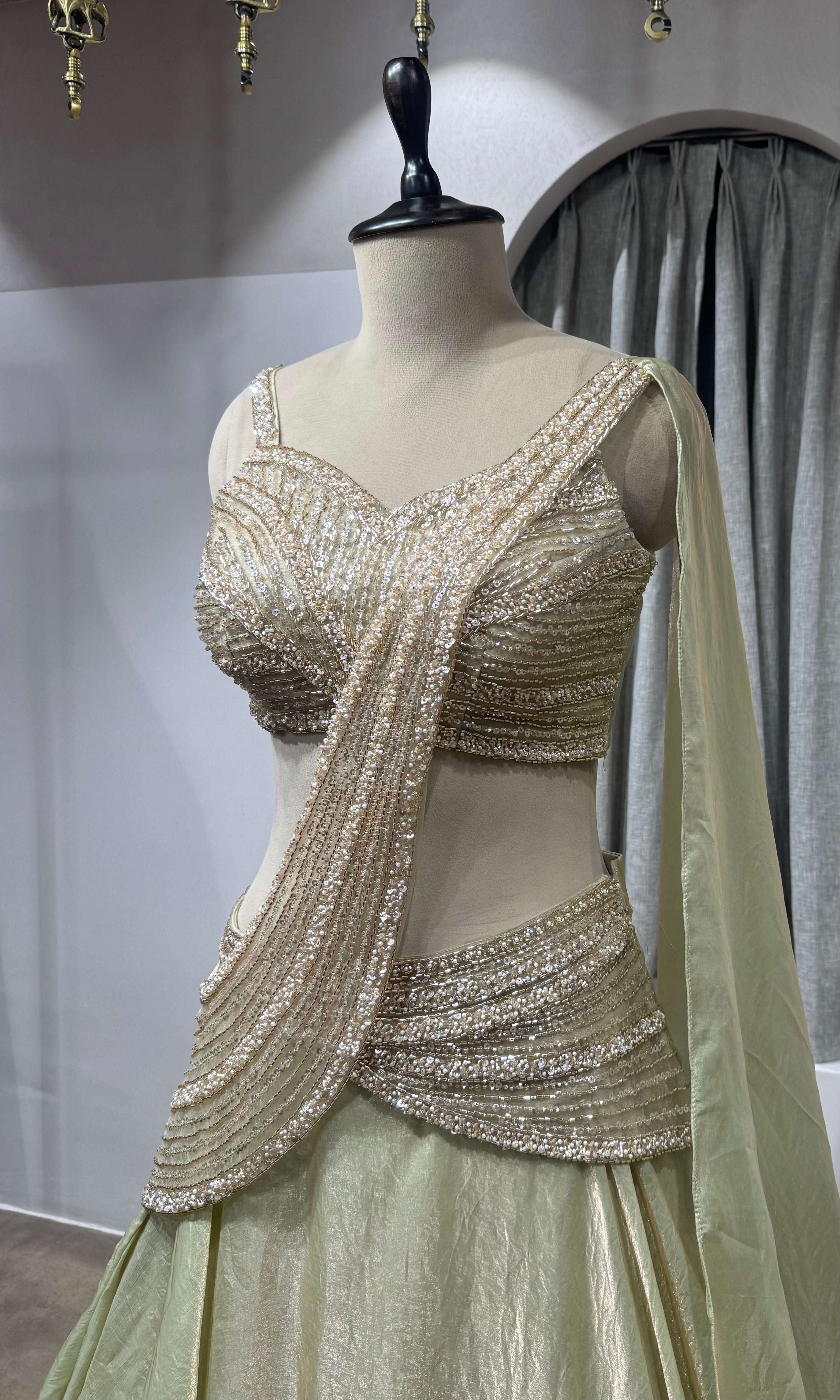 Glam Gold Embroidered Lehenga